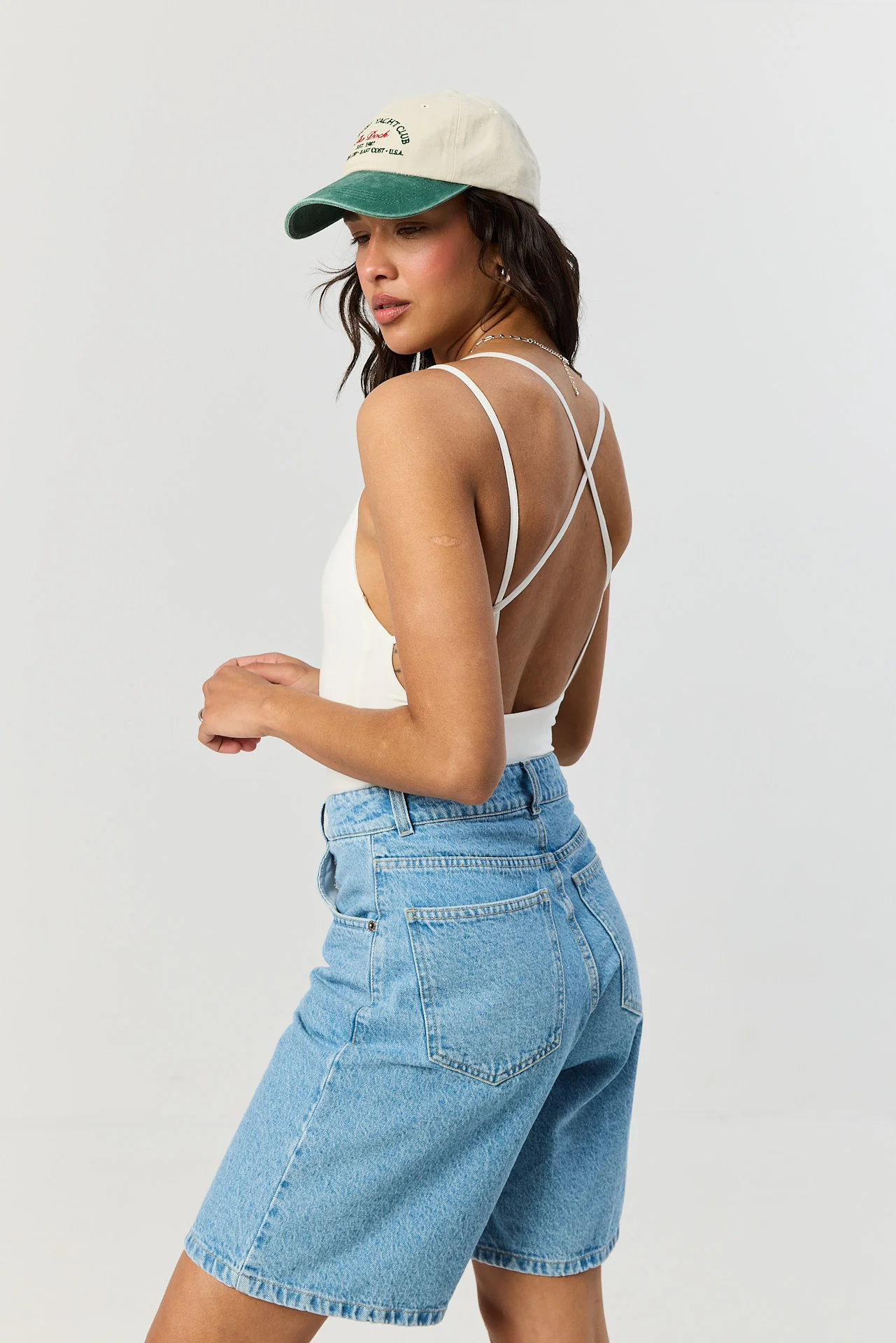 Bermudy jeansowe baby blue - Image 7