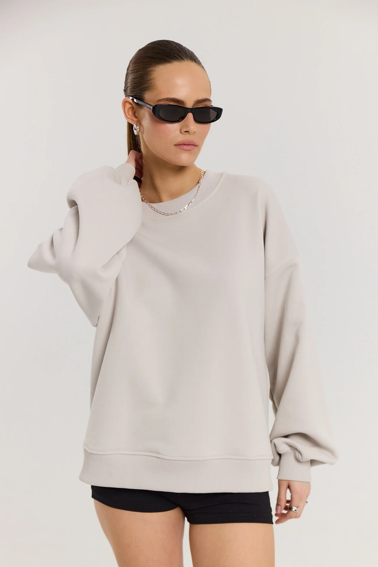 Bluza Boyfriend almond milk - Image 3