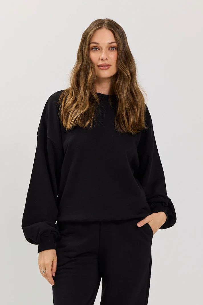 Bluza Boyfriend black - Image 12