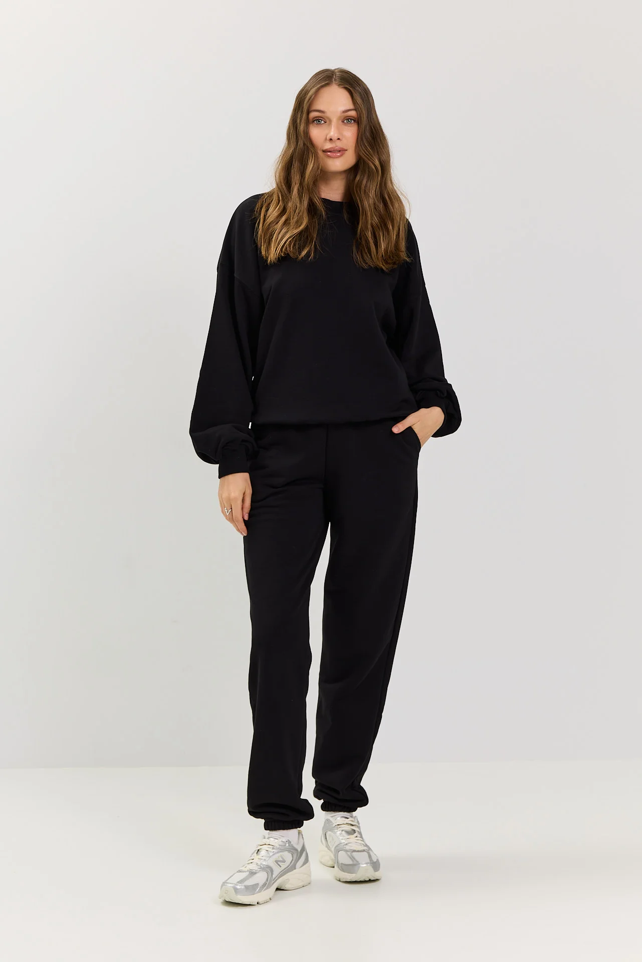 Bluza Boyfriend black - Image 4