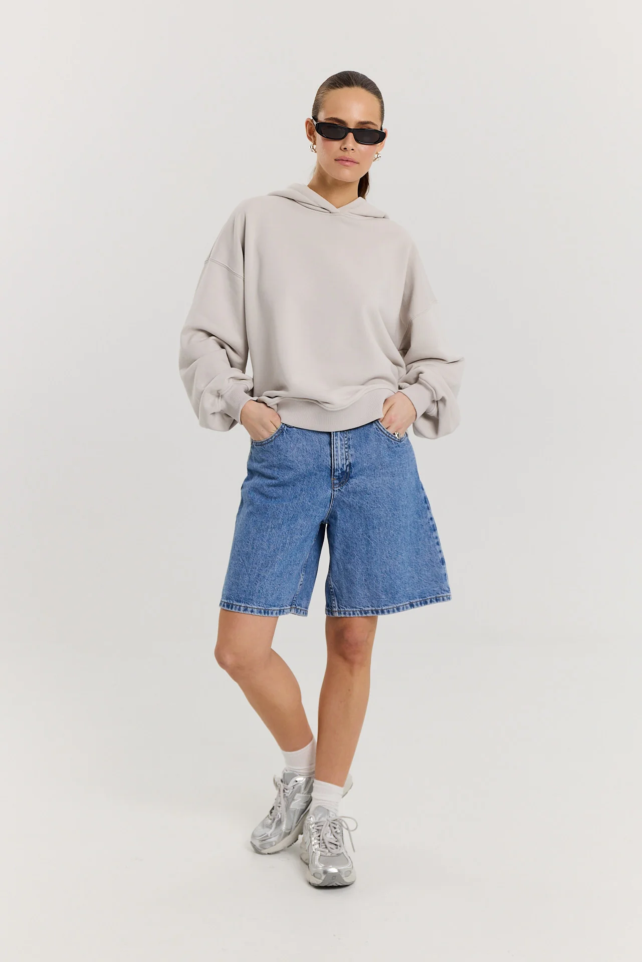 Bluza Boyfriend Hoodie almond milk - Image 5