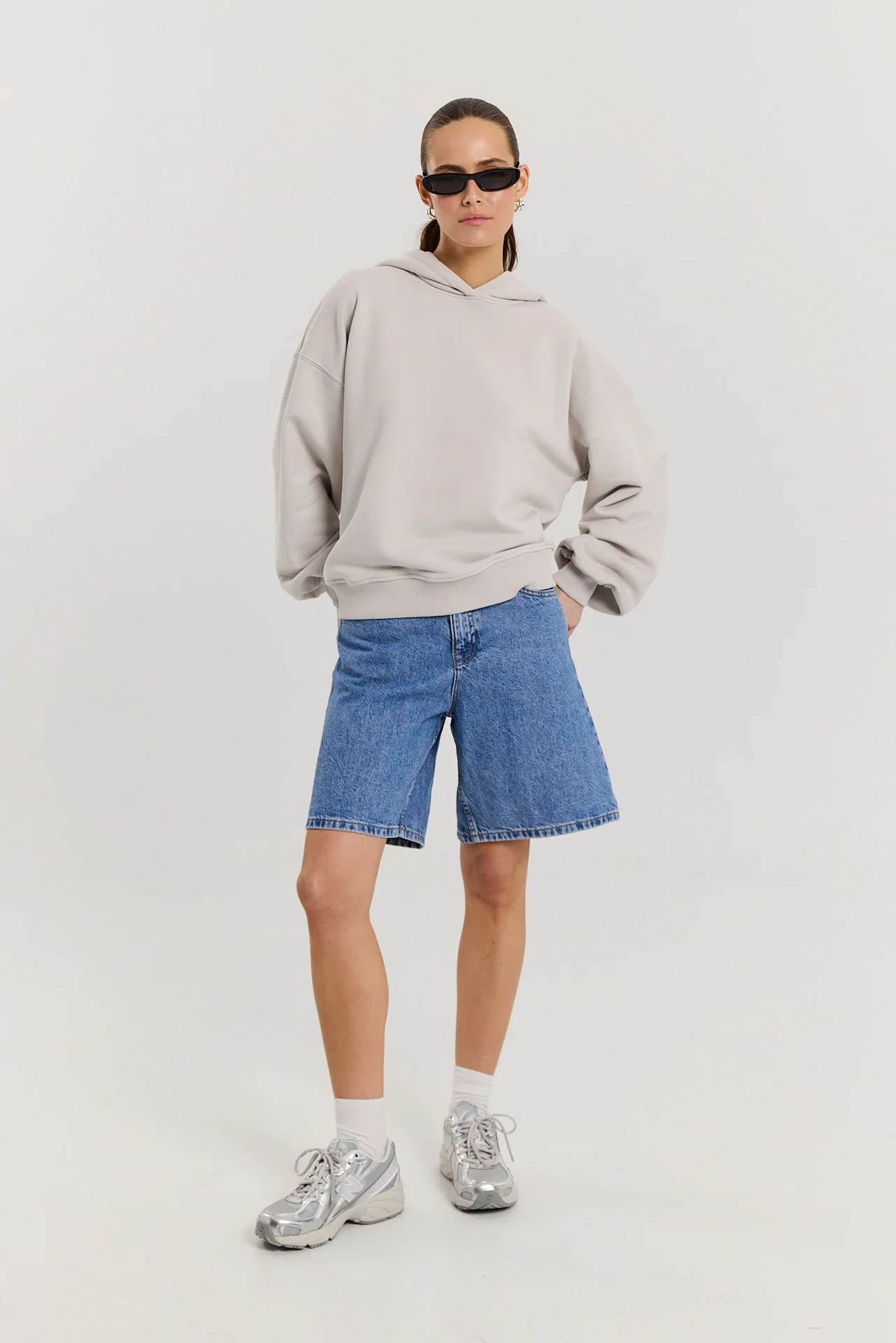 Bluza Boyfriend Hoodie almond milk - Image 6