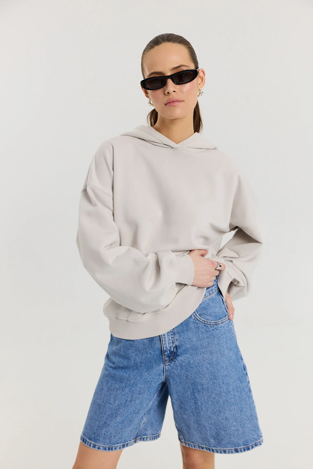 Bluza Boyfriend Hoodie almond milk - Image 8