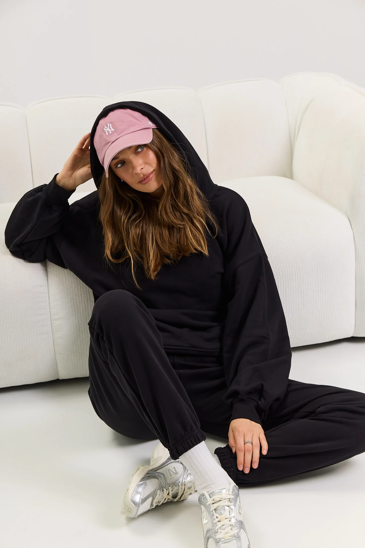 Bluza Boyfriend Hoodie black - Image 14