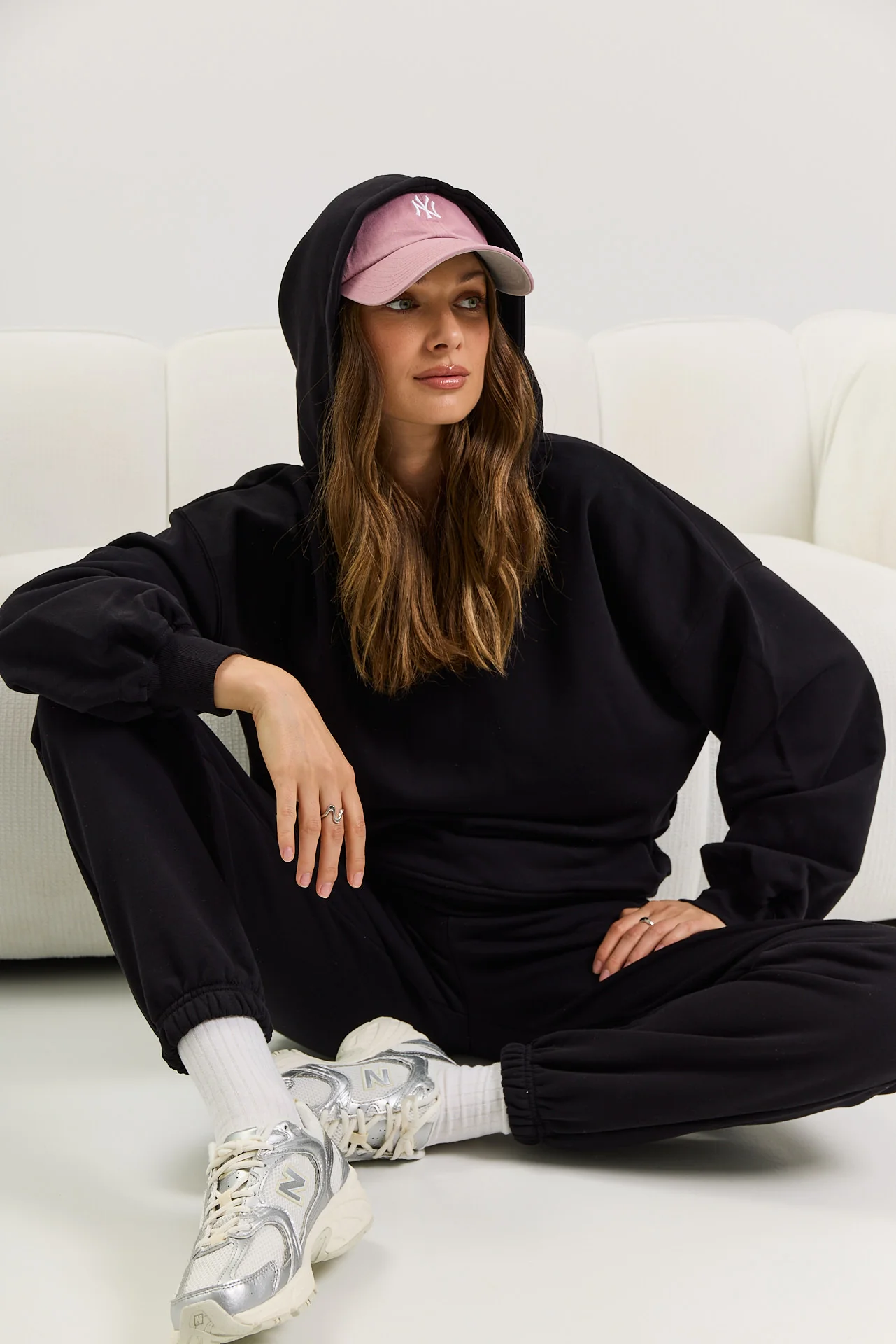 Bluza Boyfriend Hoodie black - Image 16