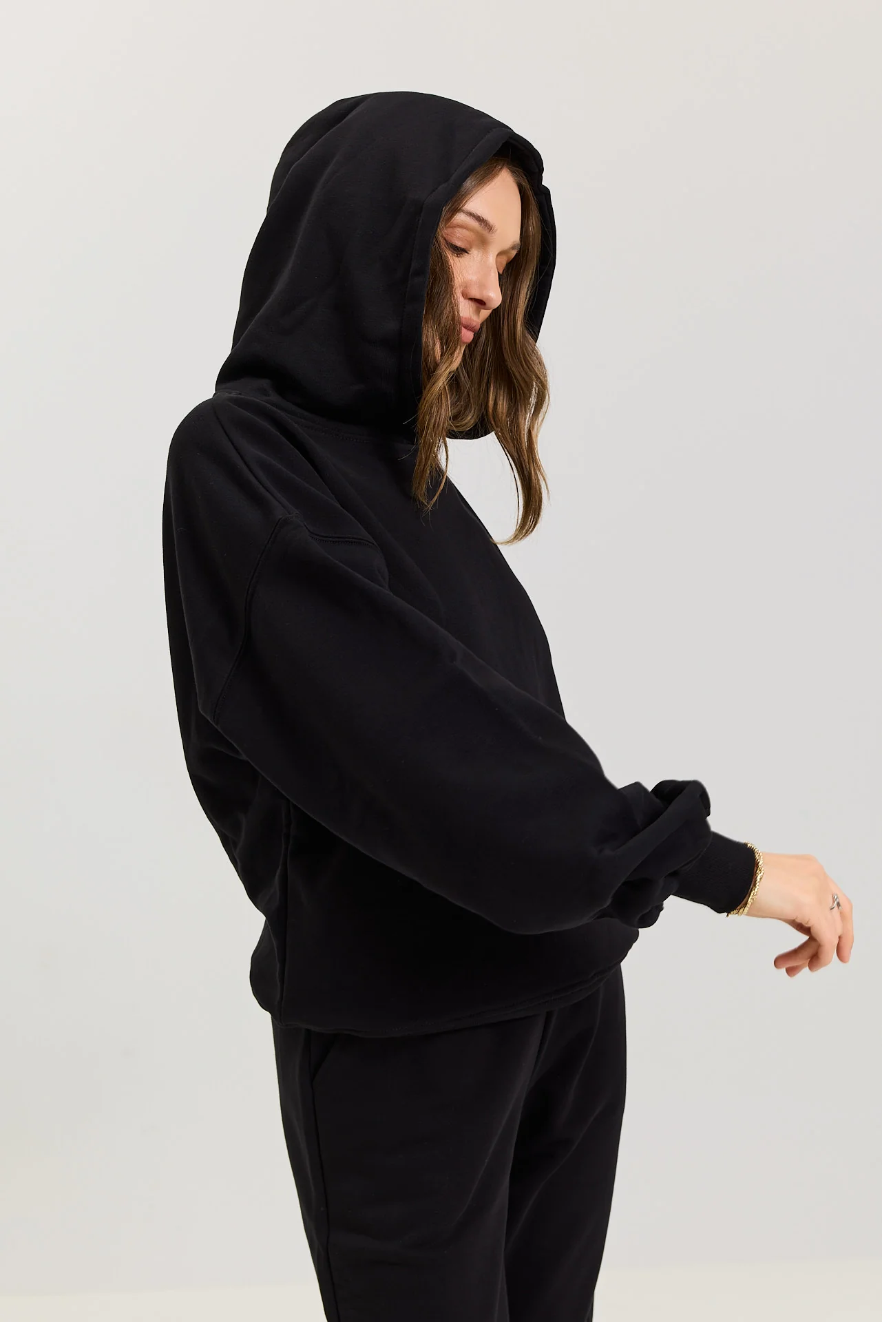 Bluza Boyfriend Hoodie black - Image 4