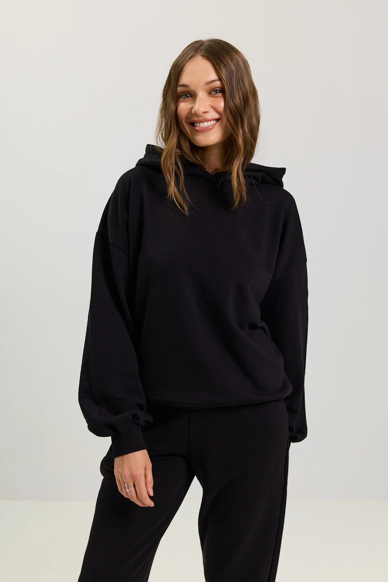 Bluza Boyfriend Hoodie black - Image 5