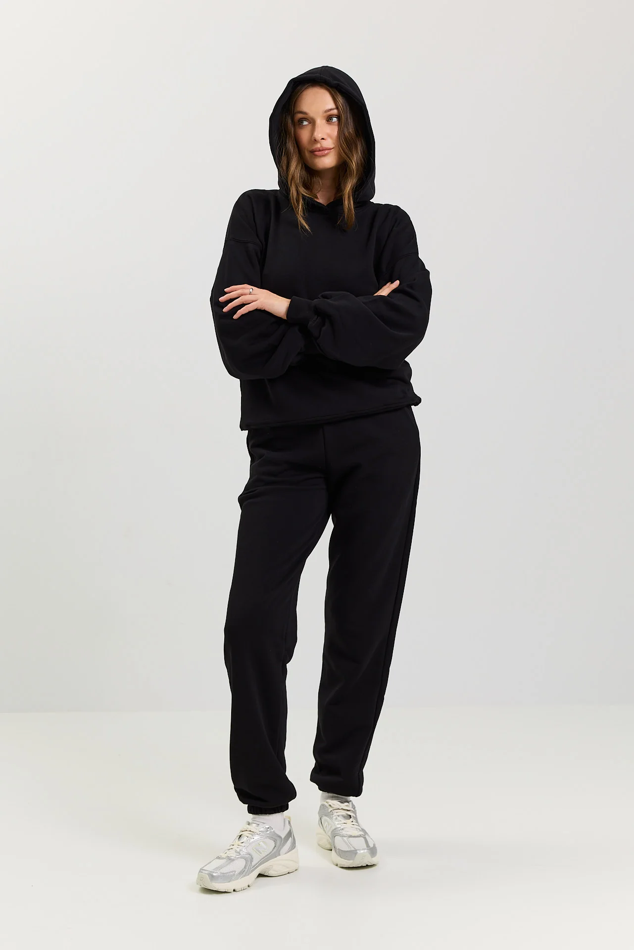 Bluza Boyfriend Hoodie black - Image 8