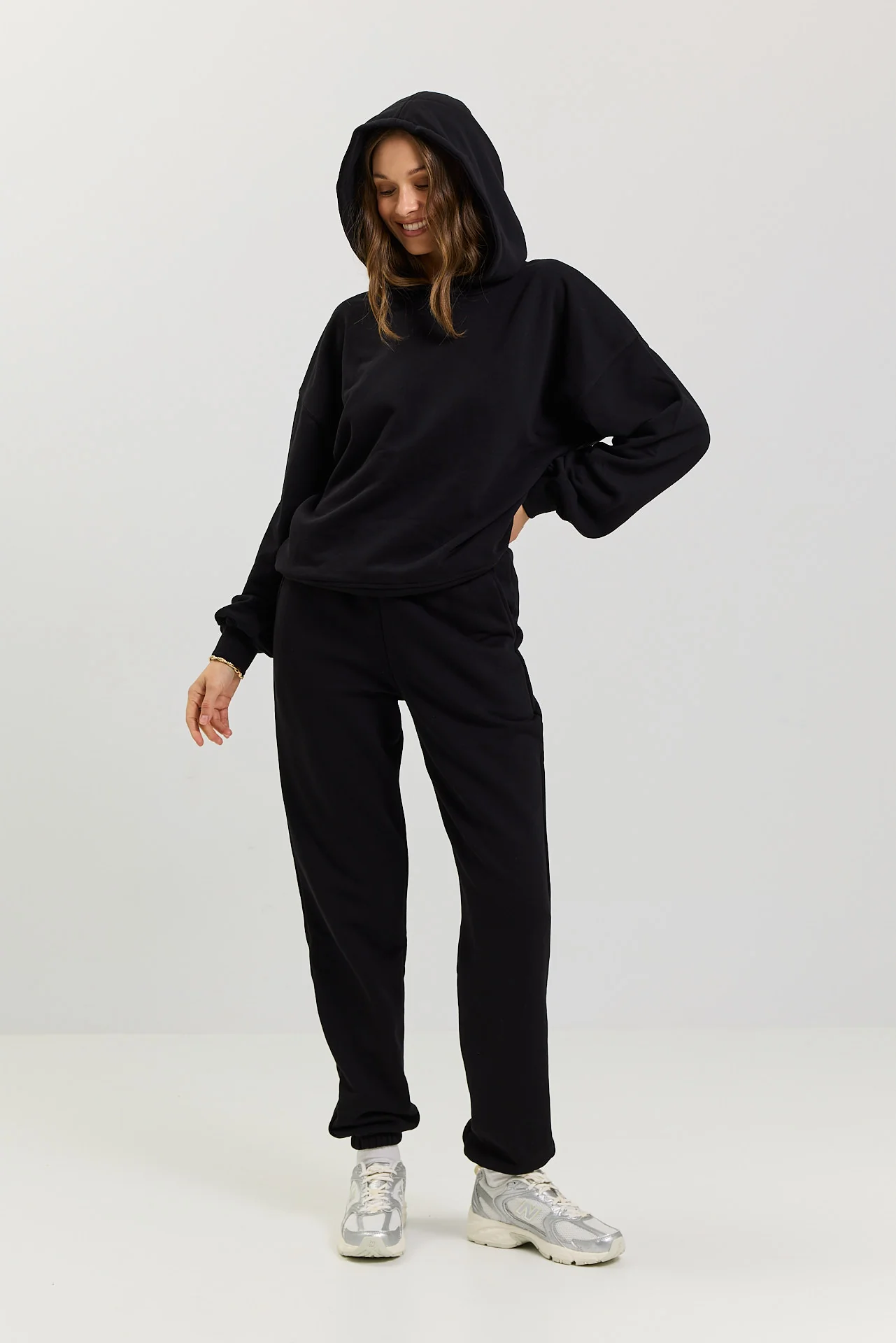 Bluza Boyfriend Hoodie black - Image 9