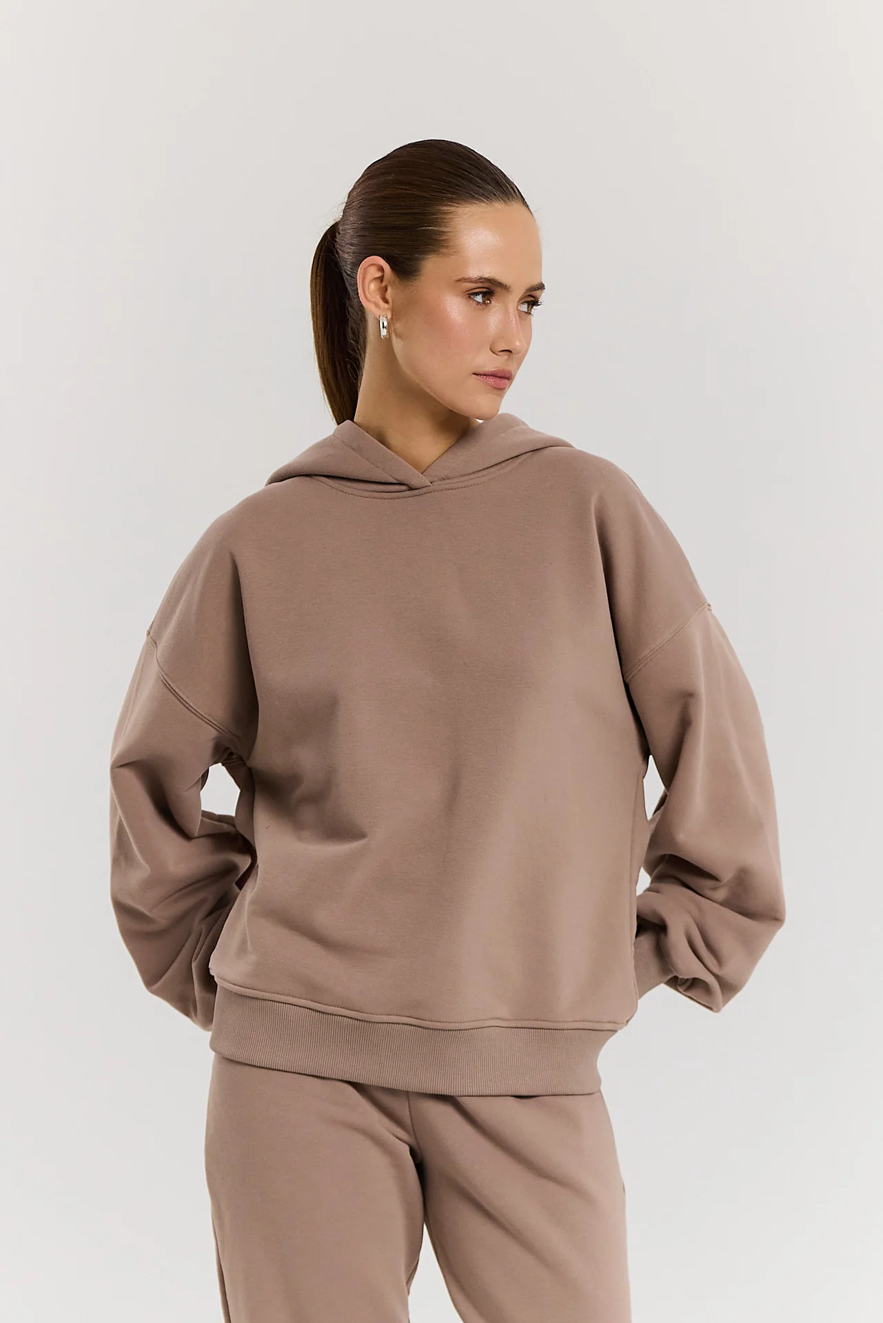 Bluza Boyfriend Hoodie latte - Image 3
