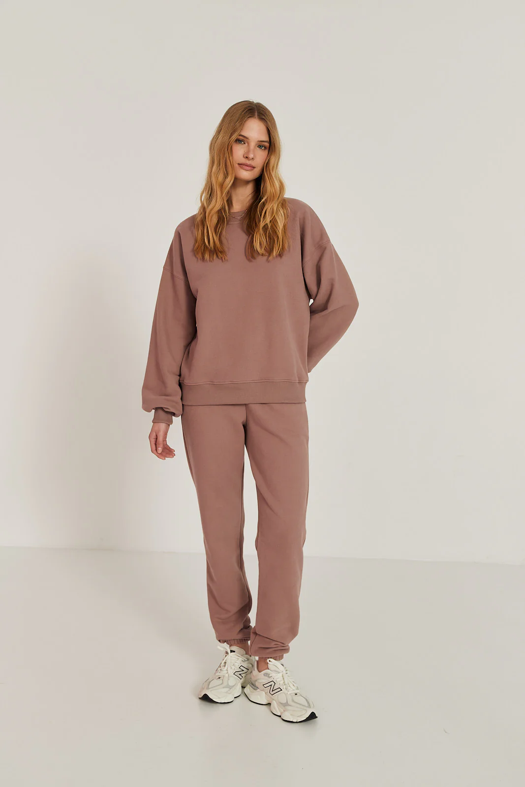 Bluza Boyfriend mocca mousse - Image 3
