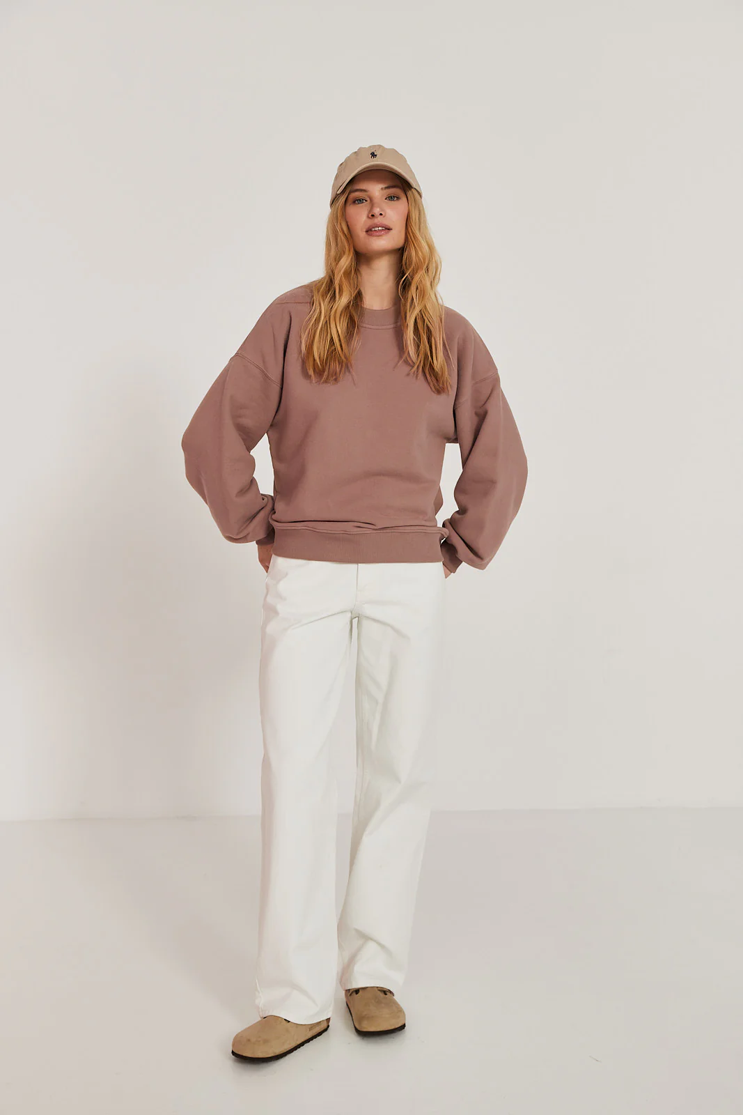 Bluza Boyfriend mocca mousse - Image 9
