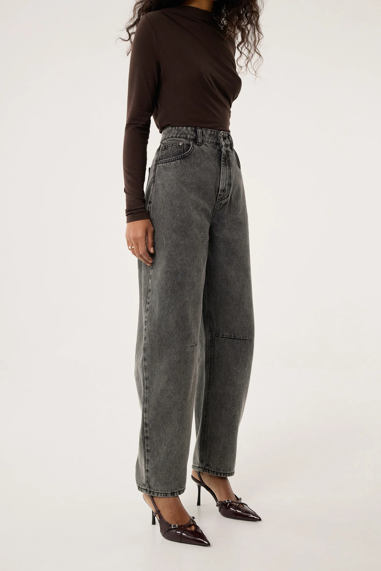 Jeansy Barrel grey - Image 14