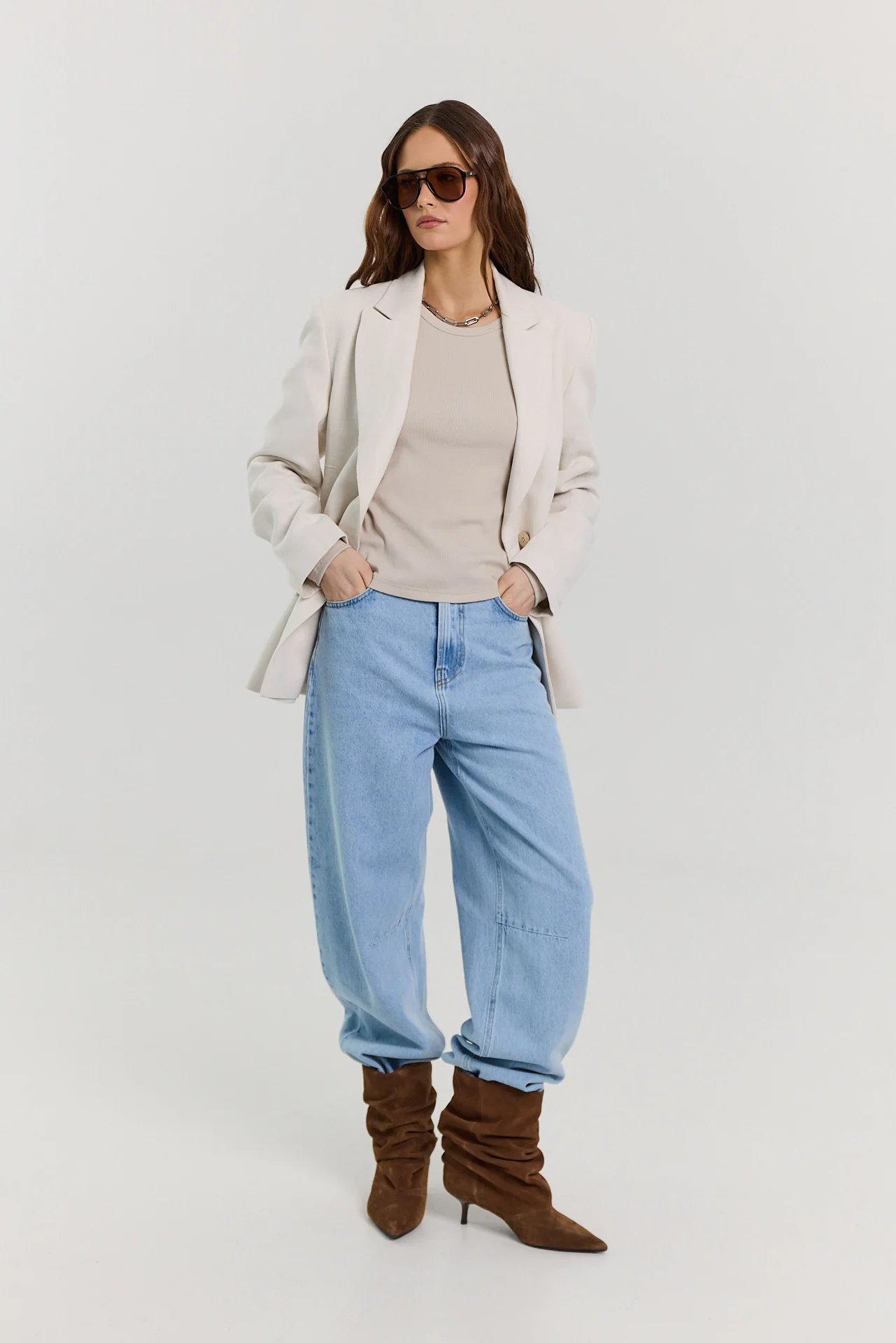 Jeansy Barrel light blue - Image 8