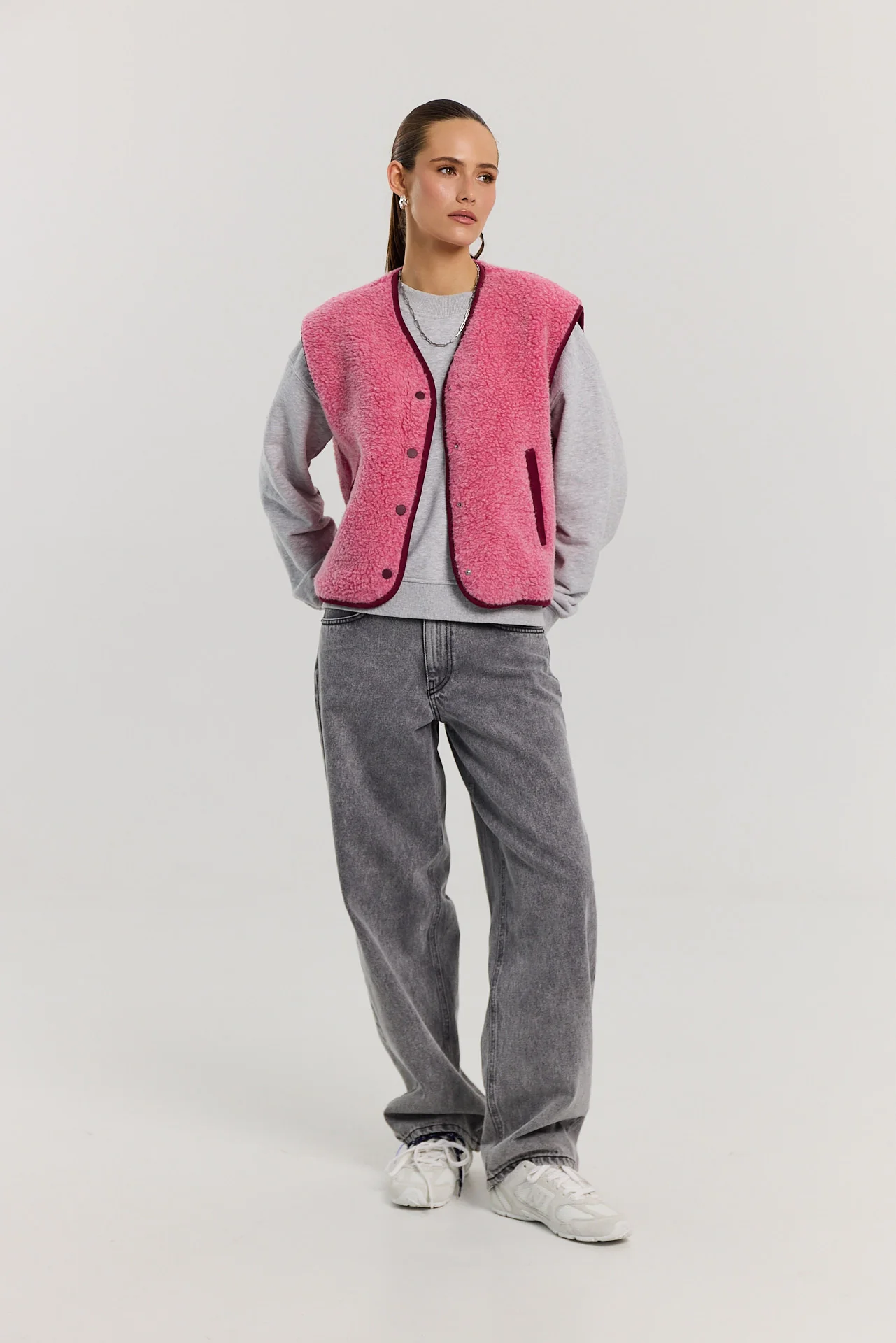 Kamizelka Eliot merino pink - Image 4