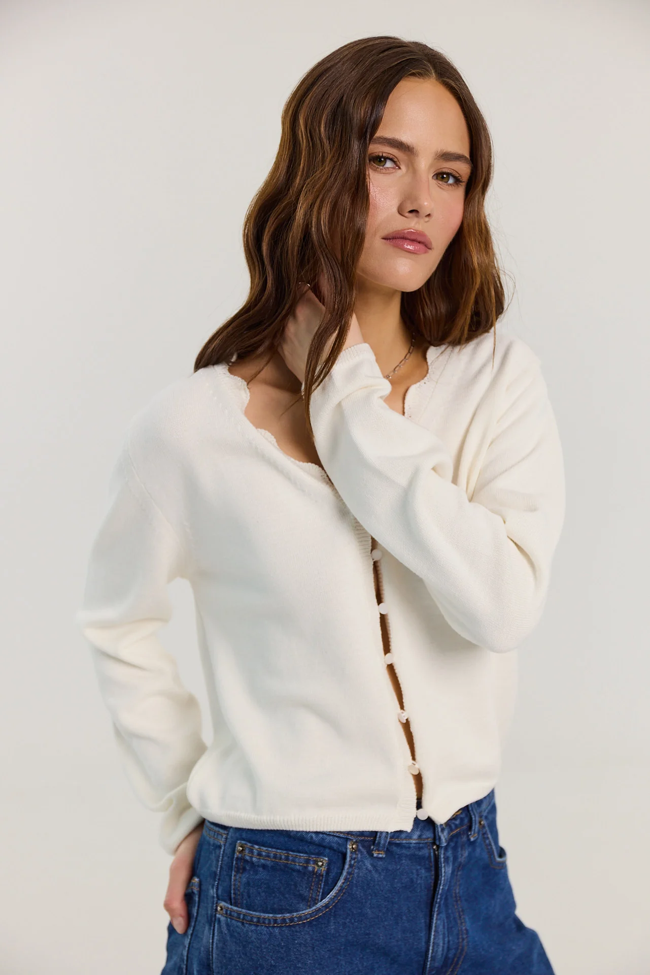 Kardigan Iris cream - Image 6