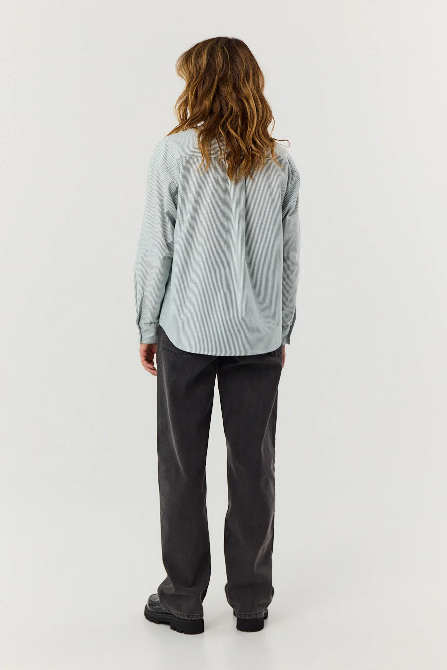 Koszula Agnes green stripes - Image 7