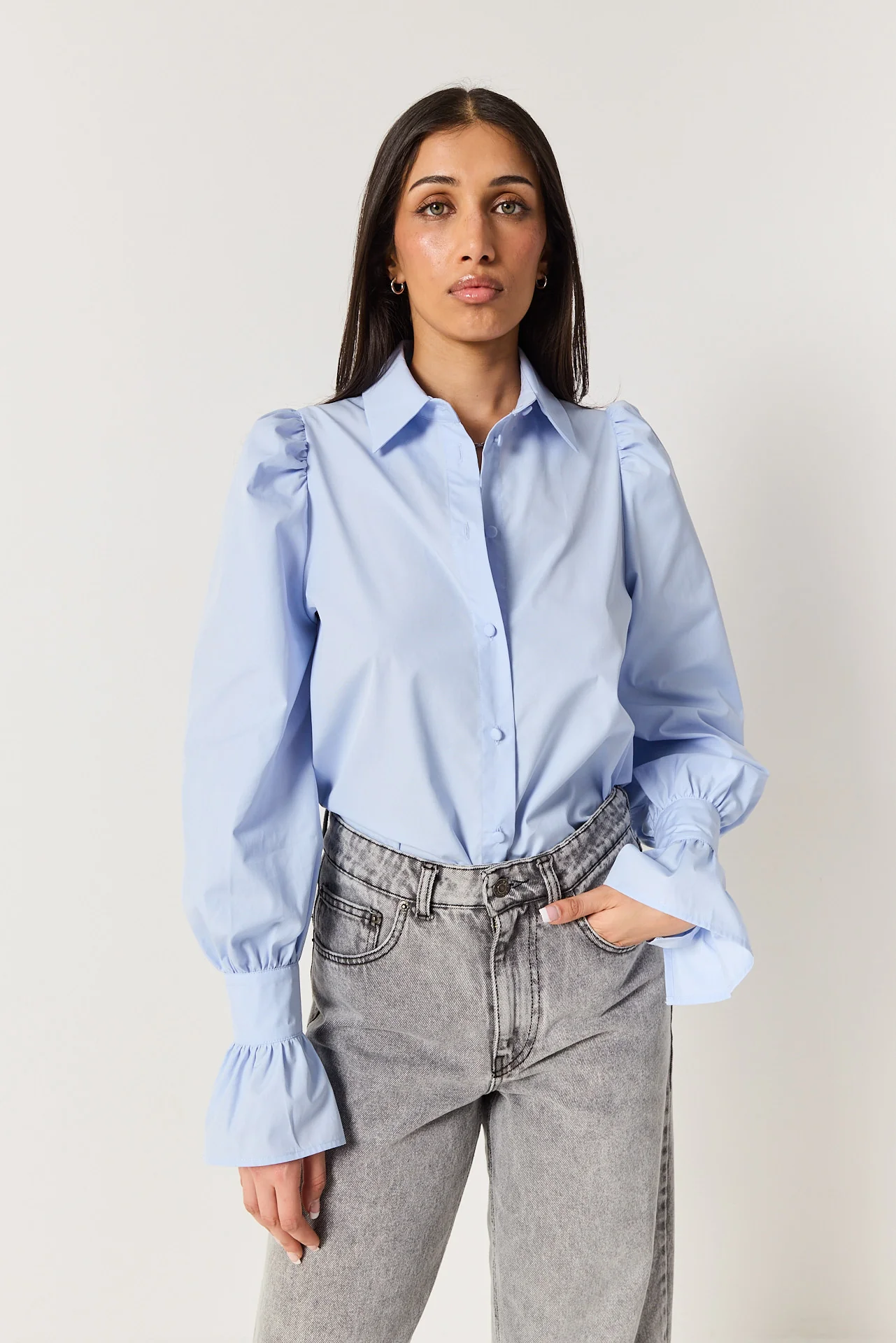 Koszula Emma powder blue - Image 6