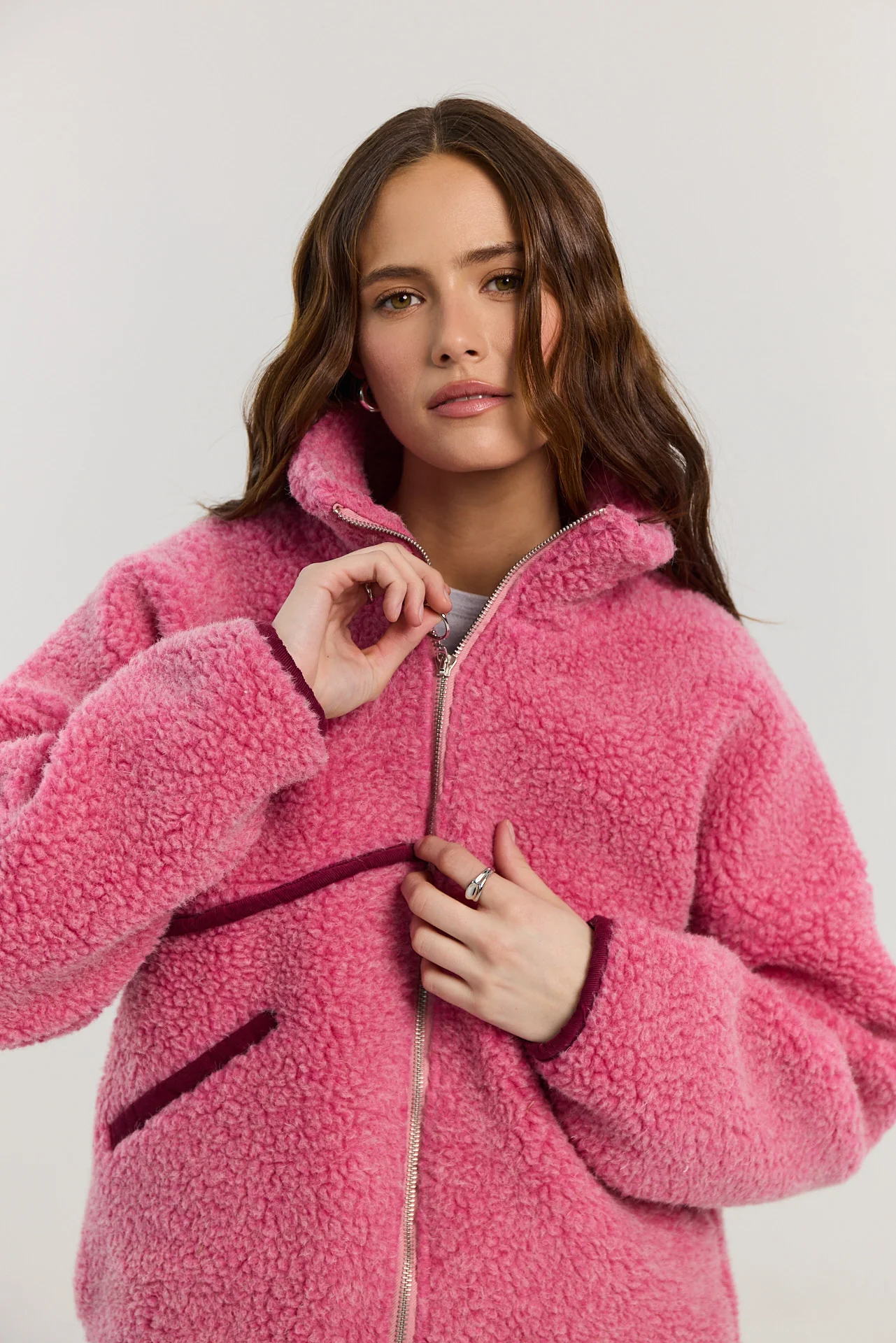 Kurtka Erin merino pink - Image 13
