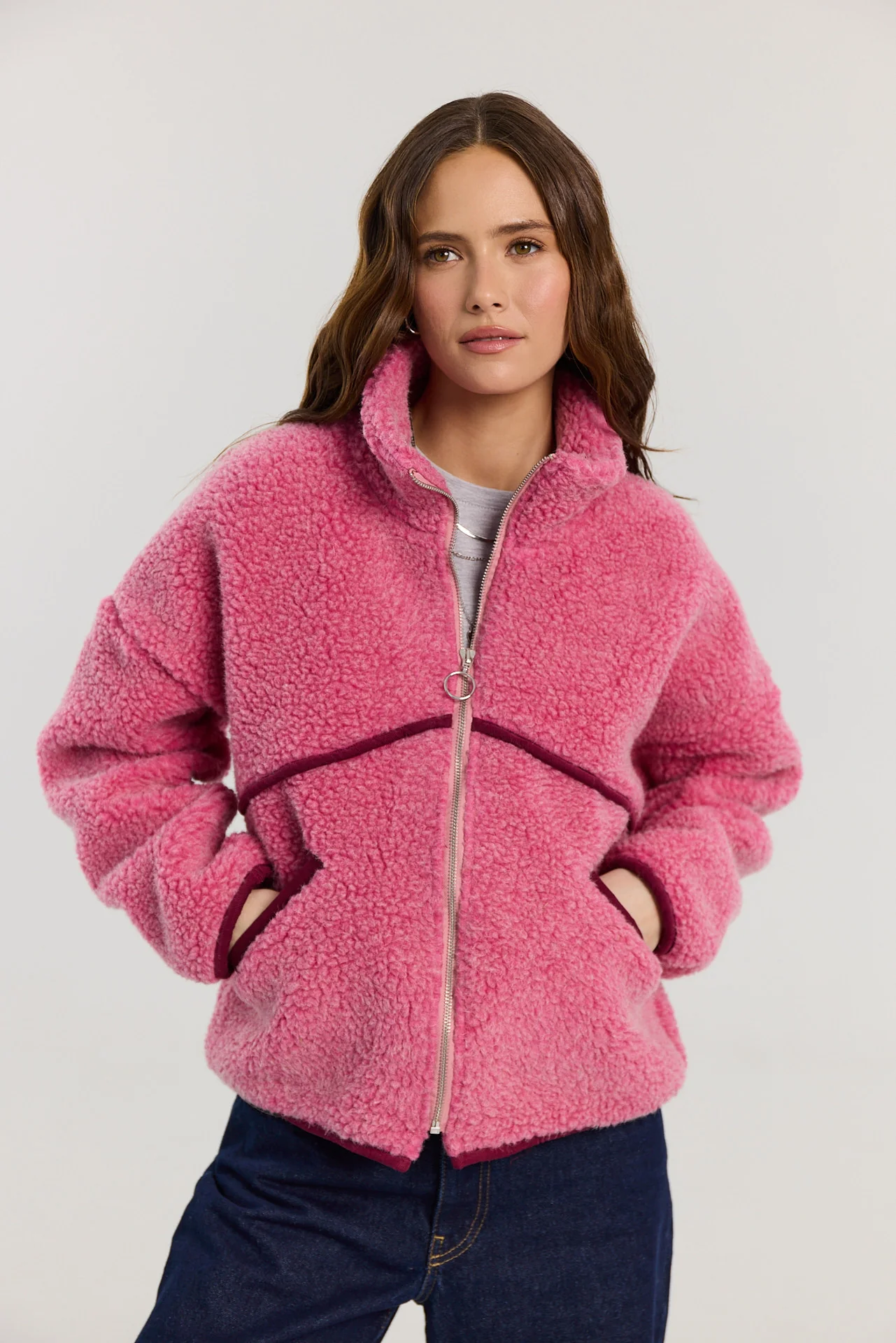 Kurtka Erin merino pink - Image 8