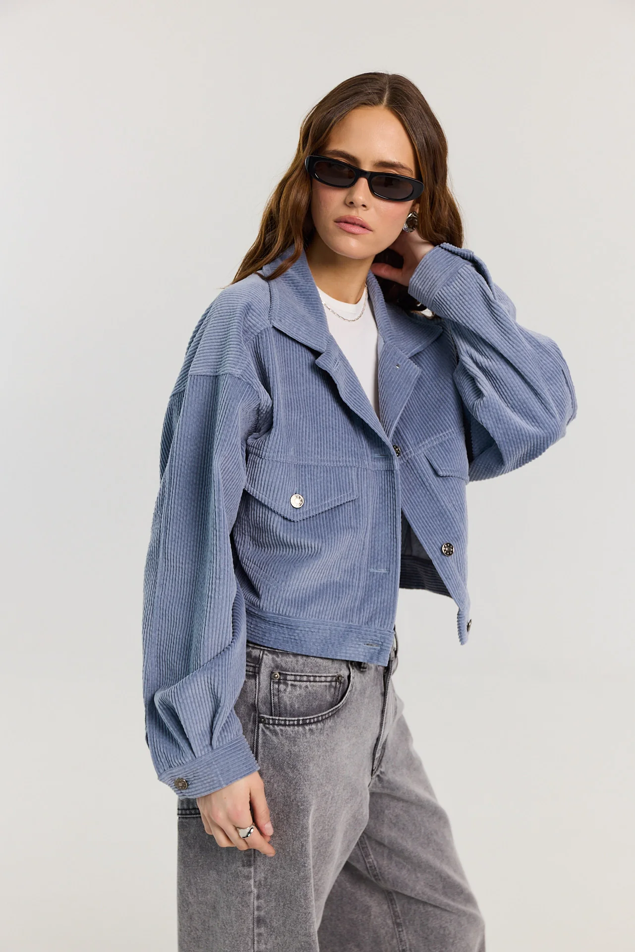 Kurtka Harper powder blue - Image 12