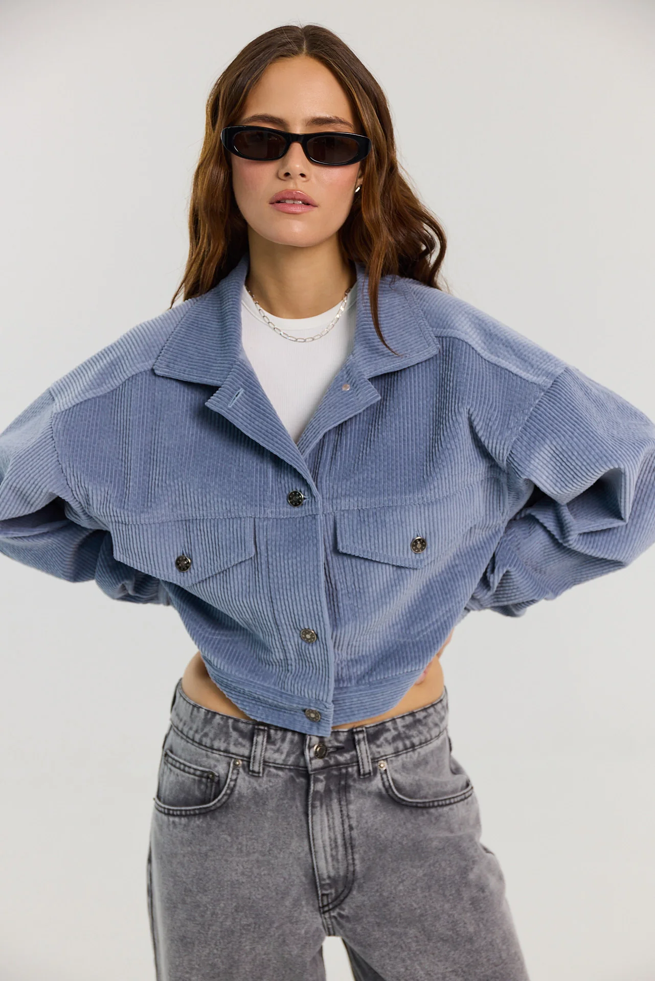 Kurtka Harper powder blue - Image 16