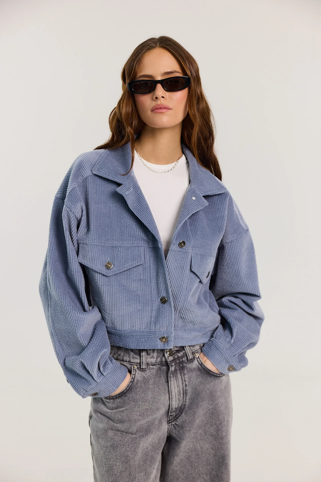 Kurtka Harper powder blue - Image 5
