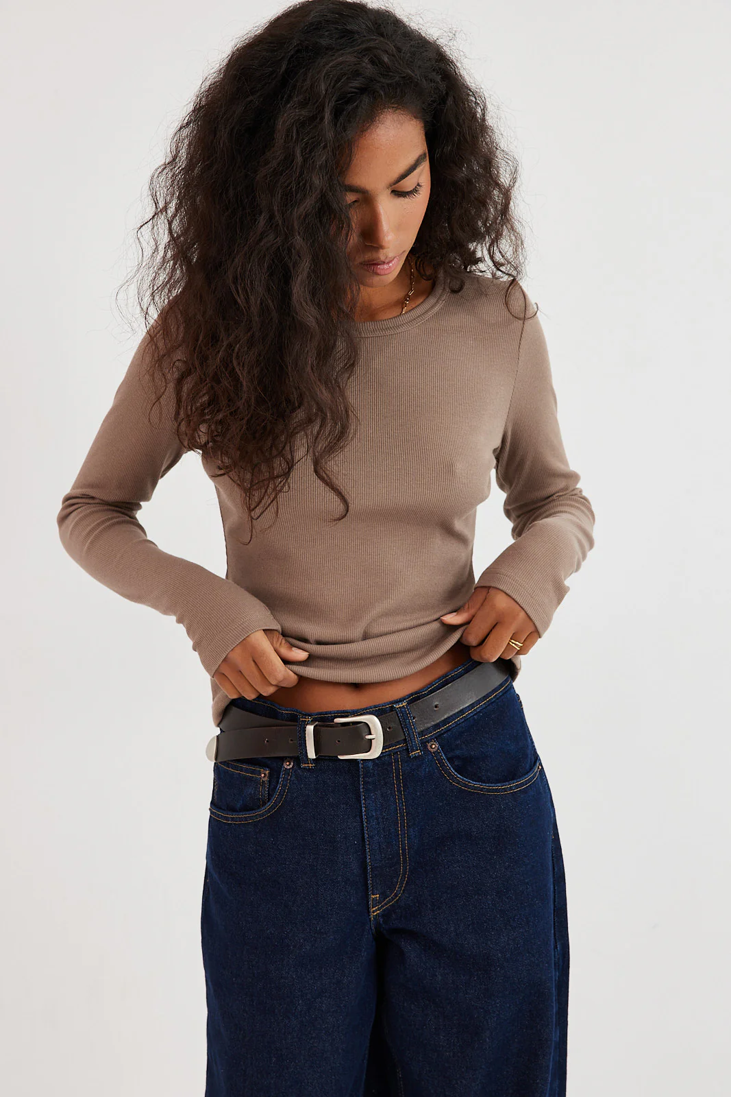 Longsleeve Bamboo cappuccino - Image 8