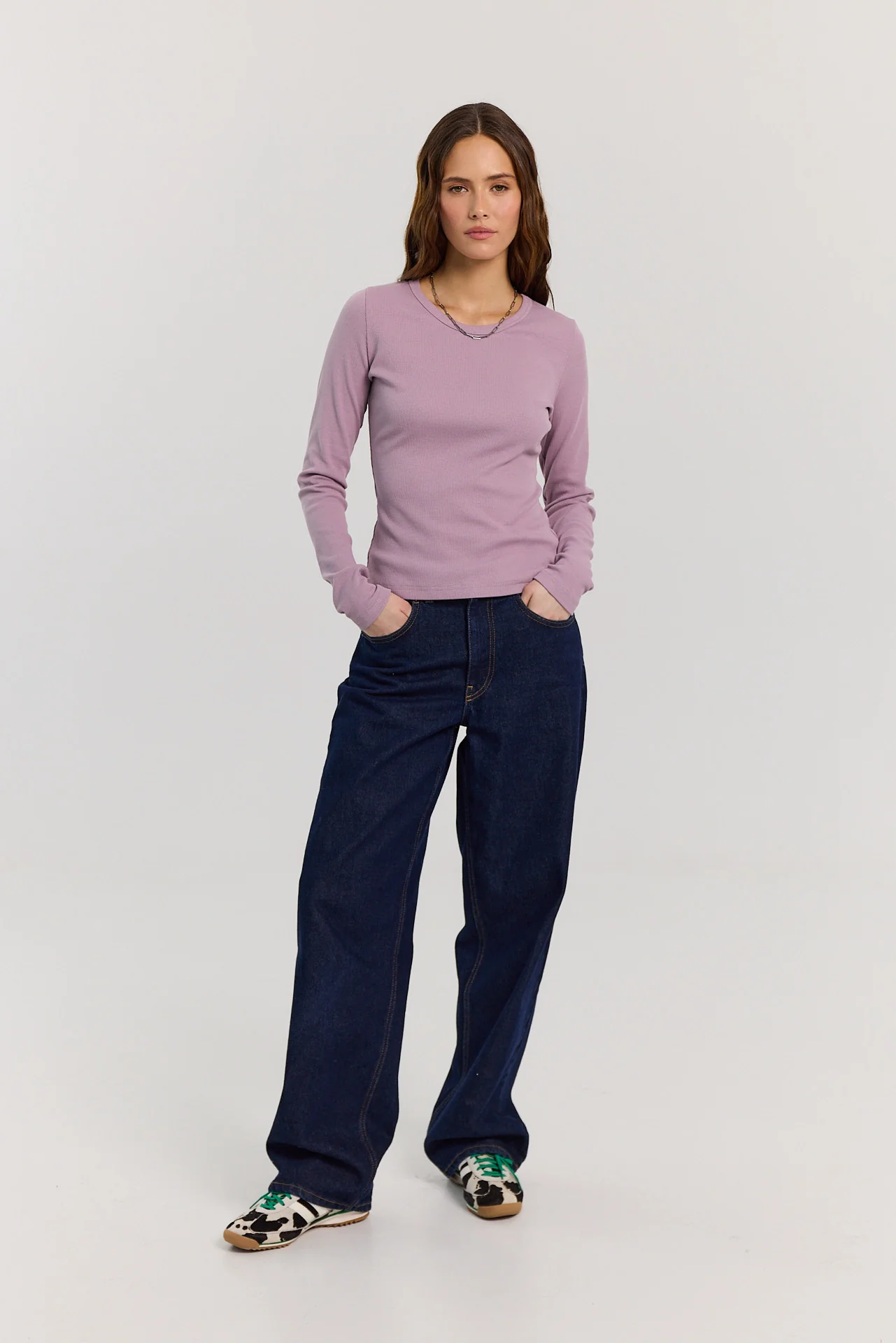 Longsleeve Bamboo lilac - Image 3