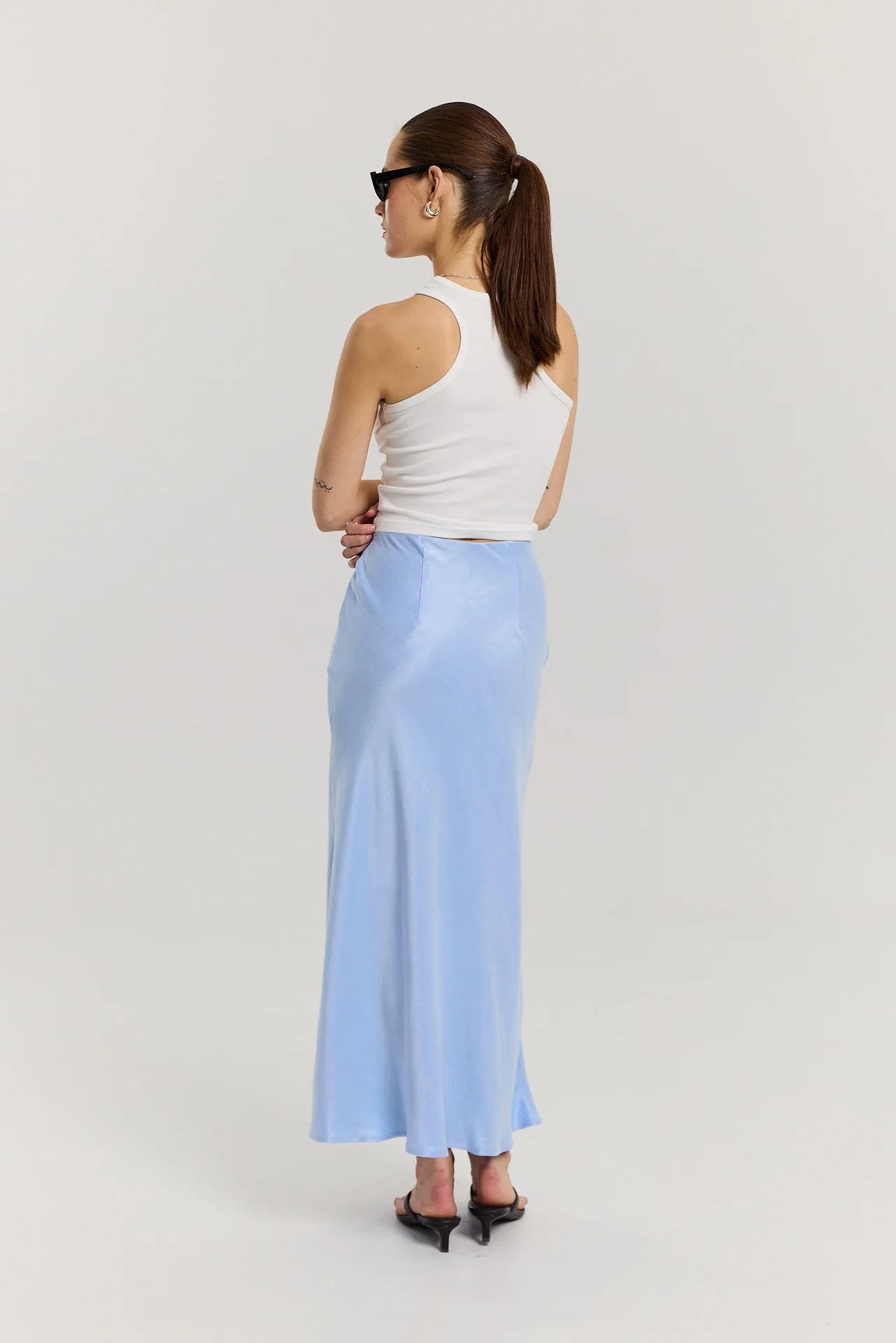 Spódnica Petra long powder blue - Image 5