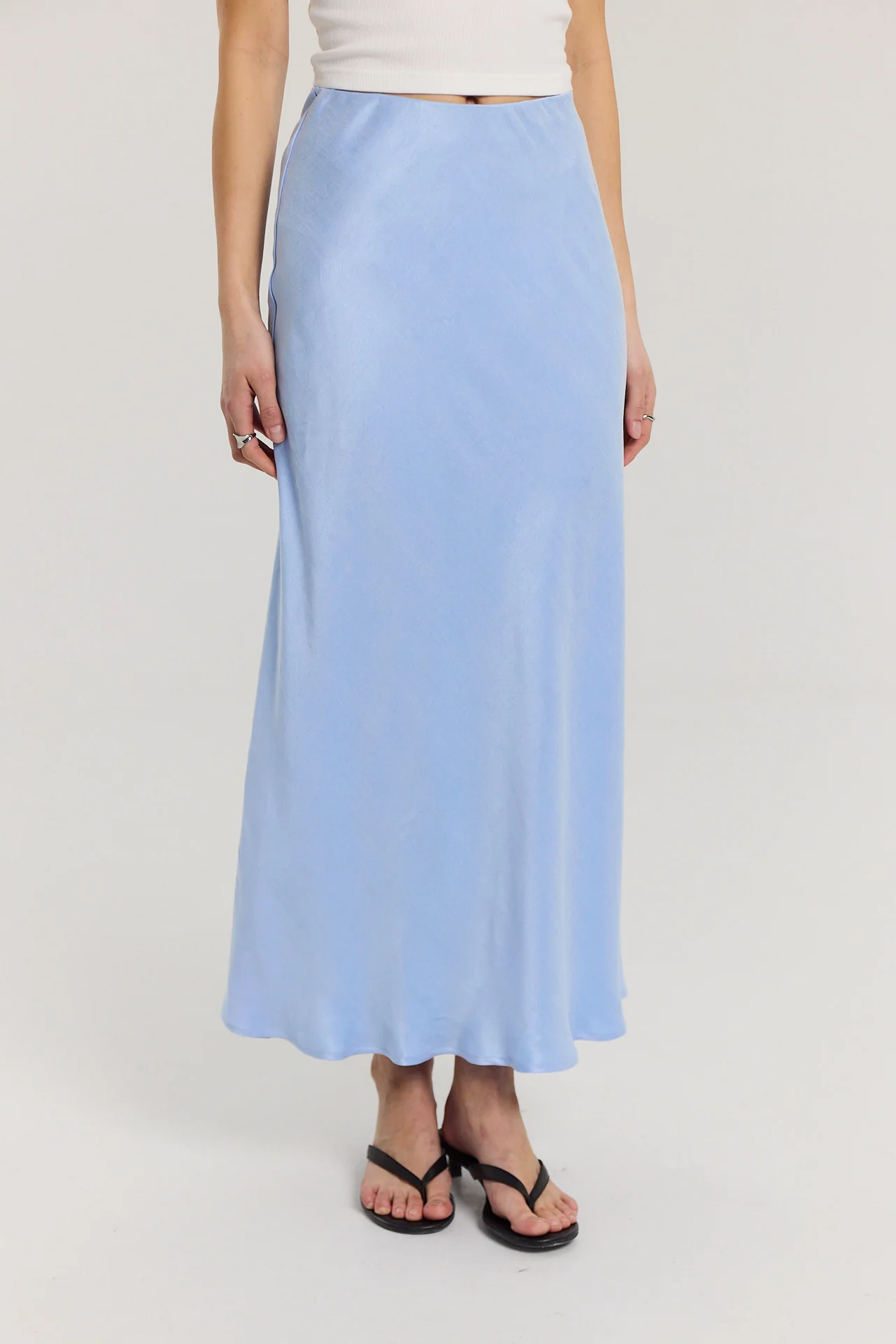 Spódnica Petra long powder blue - Image 6