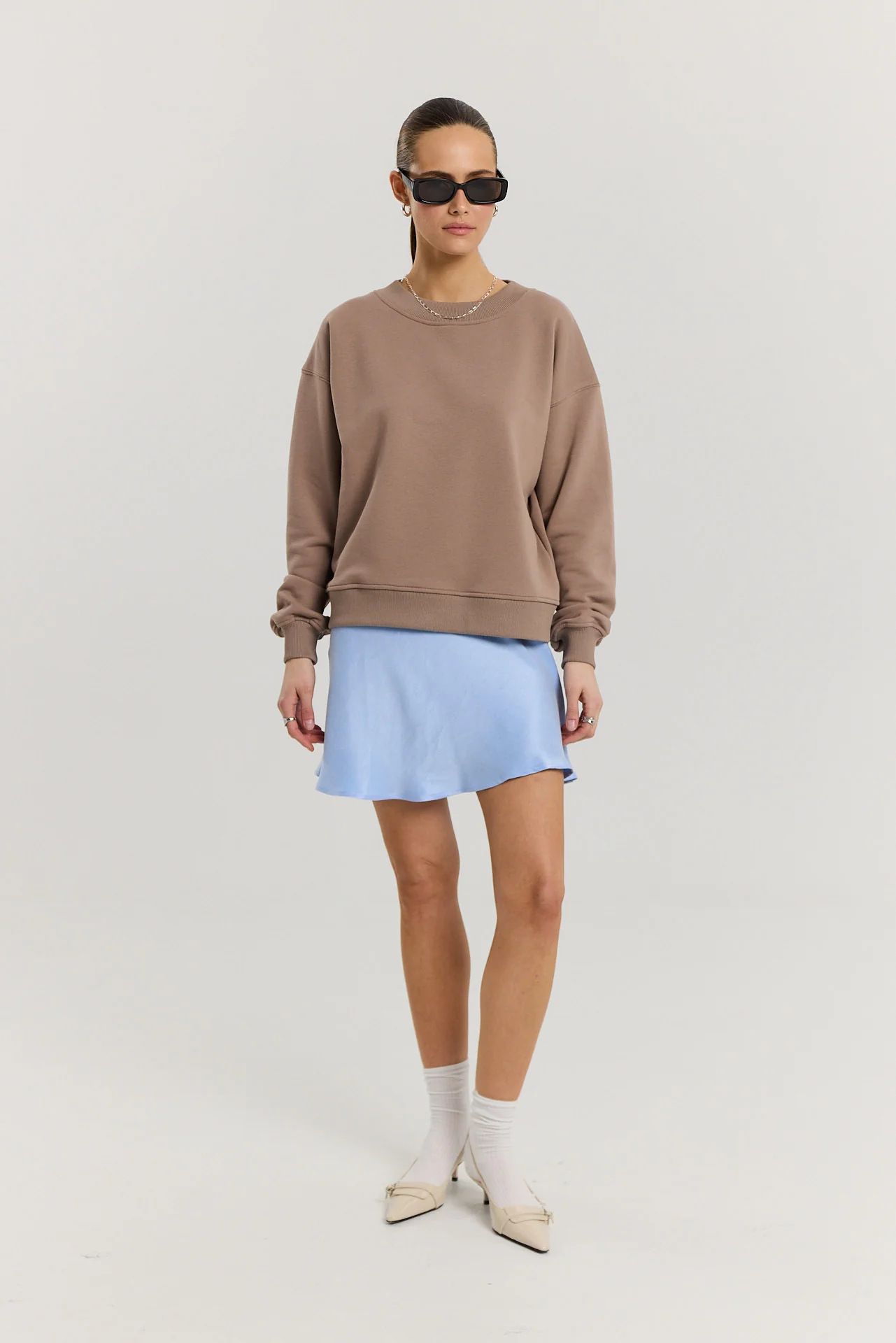 Spódnica Petra short powder blue - Image 4