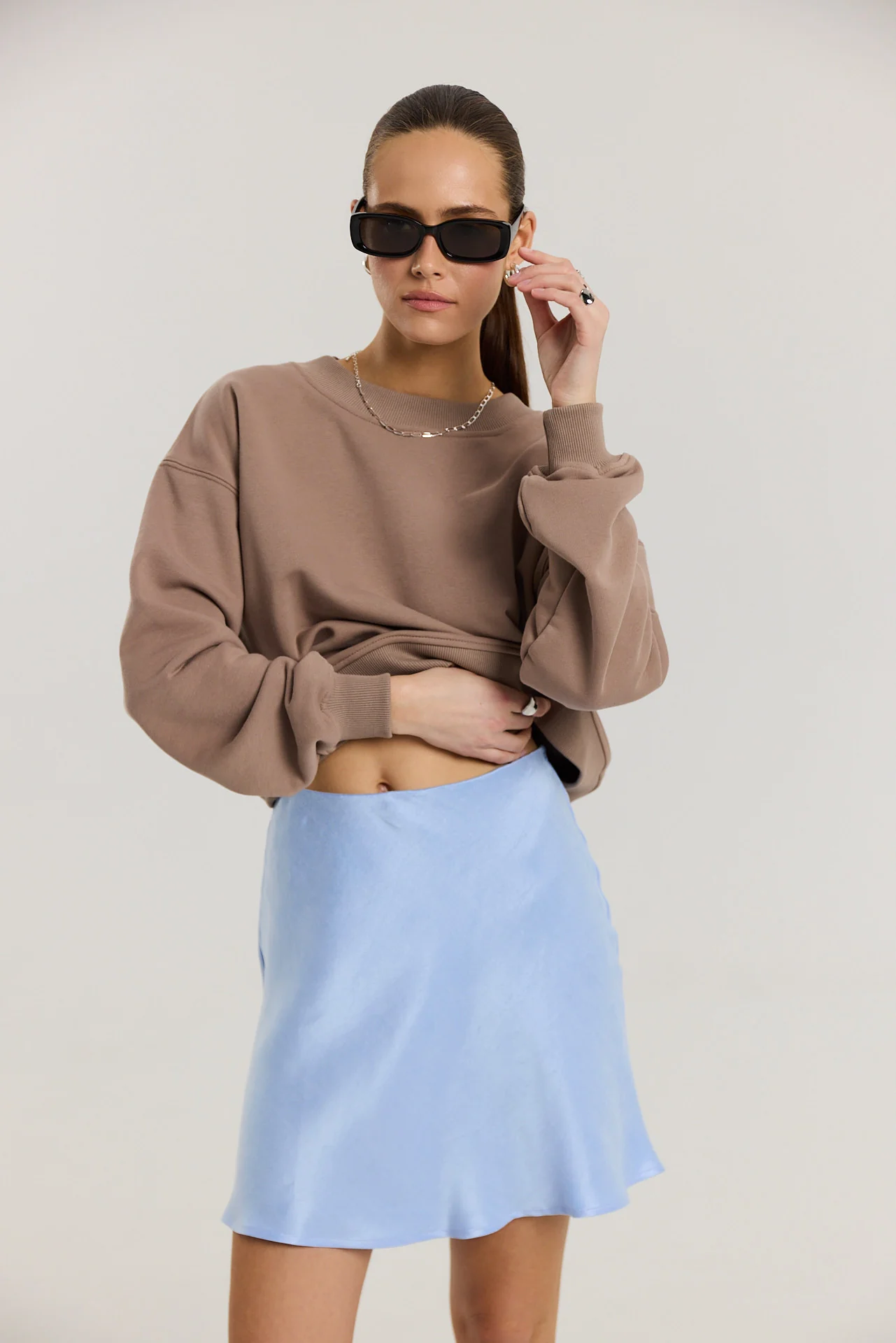Spódnica Petra short powder blue - Image 7