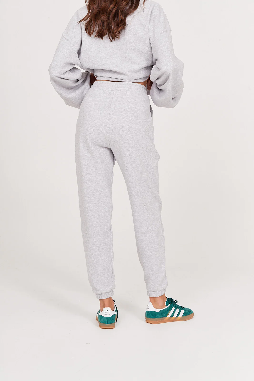 Spodnie dresowe light grey melange - Image 12