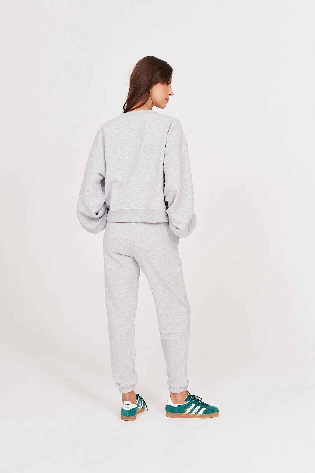 Spodnie dresowe light grey melange - Image 9