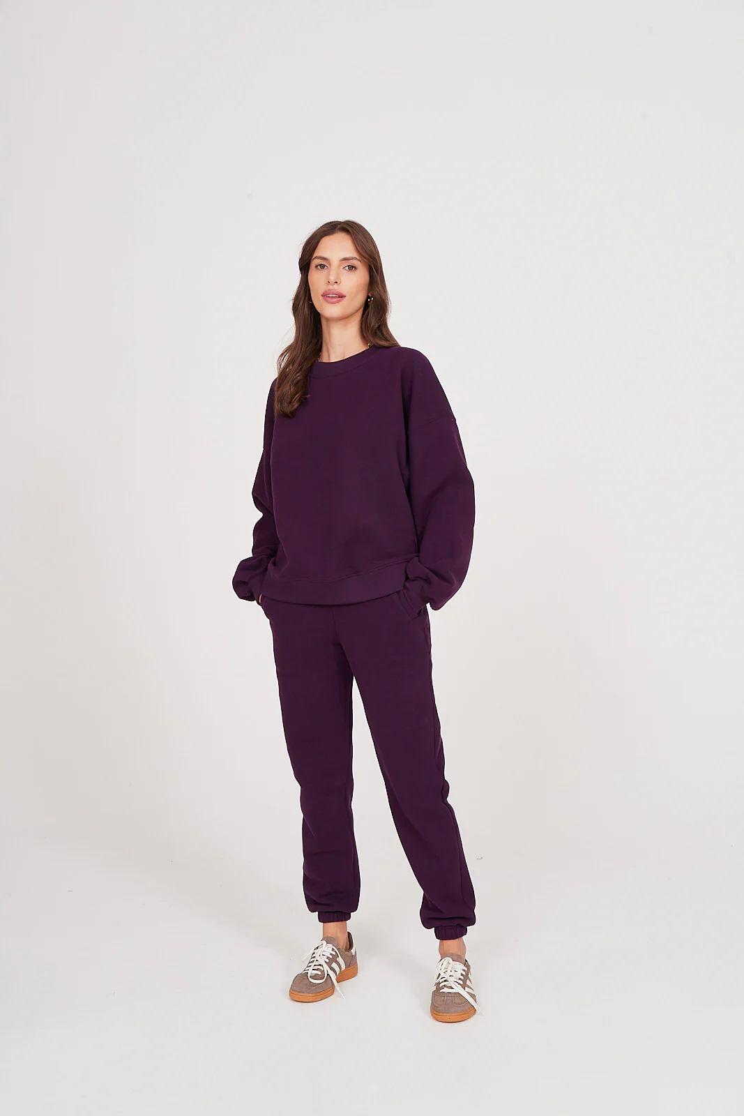 Spodnie dresowe plum - Image 10