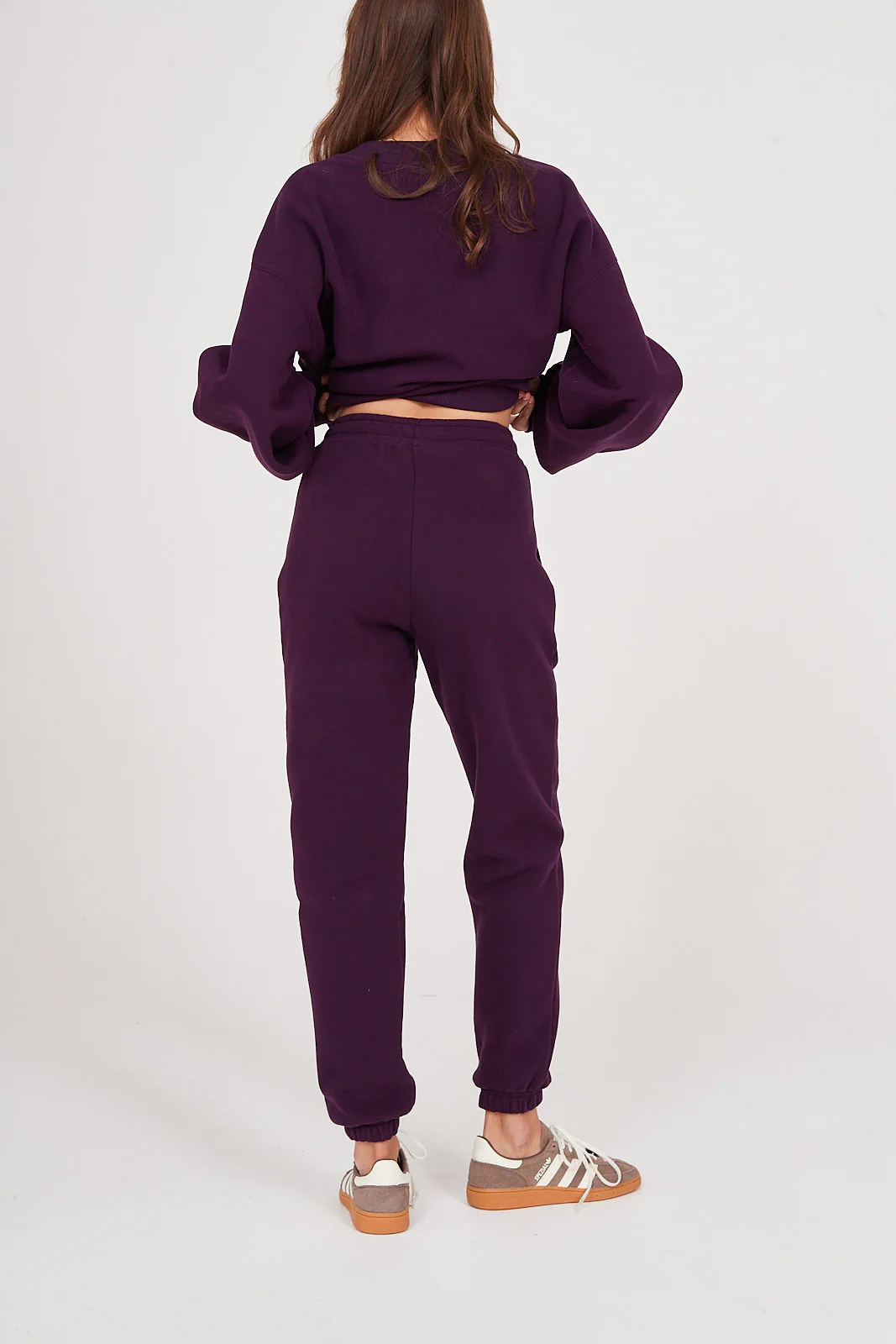 Spodnie dresowe plum - Image 4