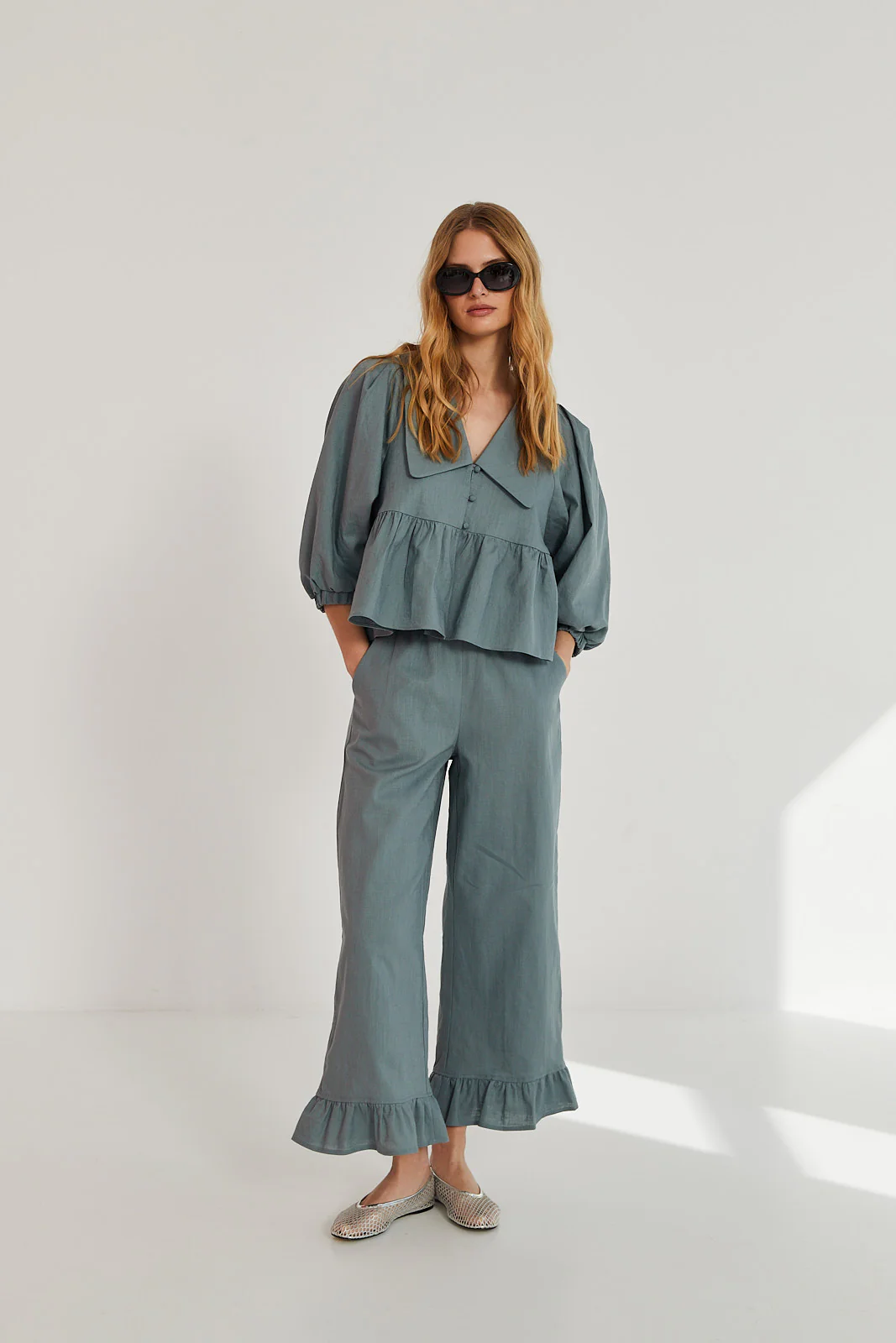 Spodnie Penny sea green - Image 5