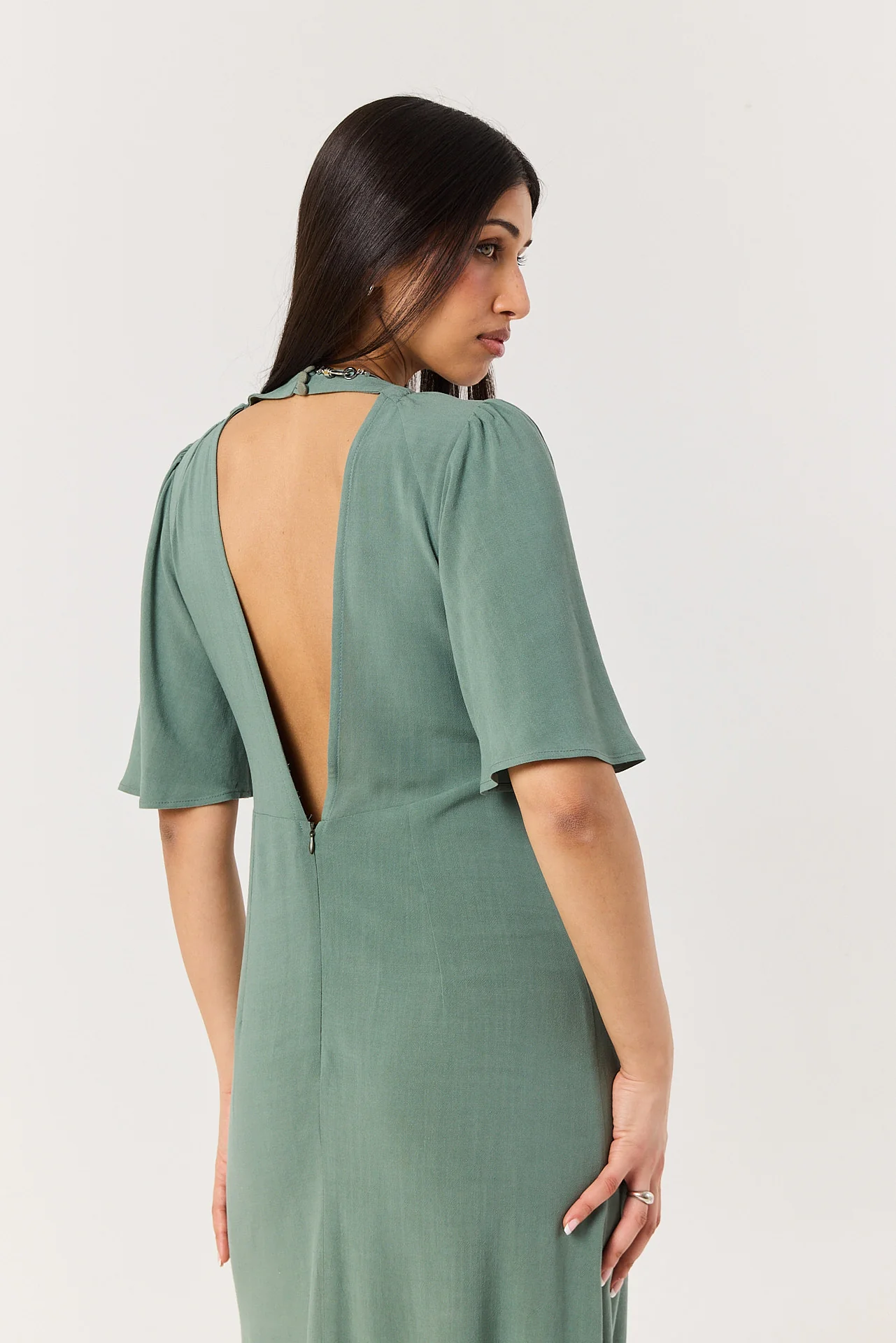 Sukienka Alessa smoky green - Image 5