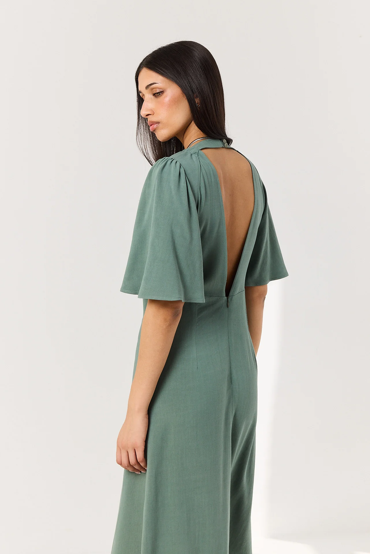 Sukienka Alessa smoky green - Image 9