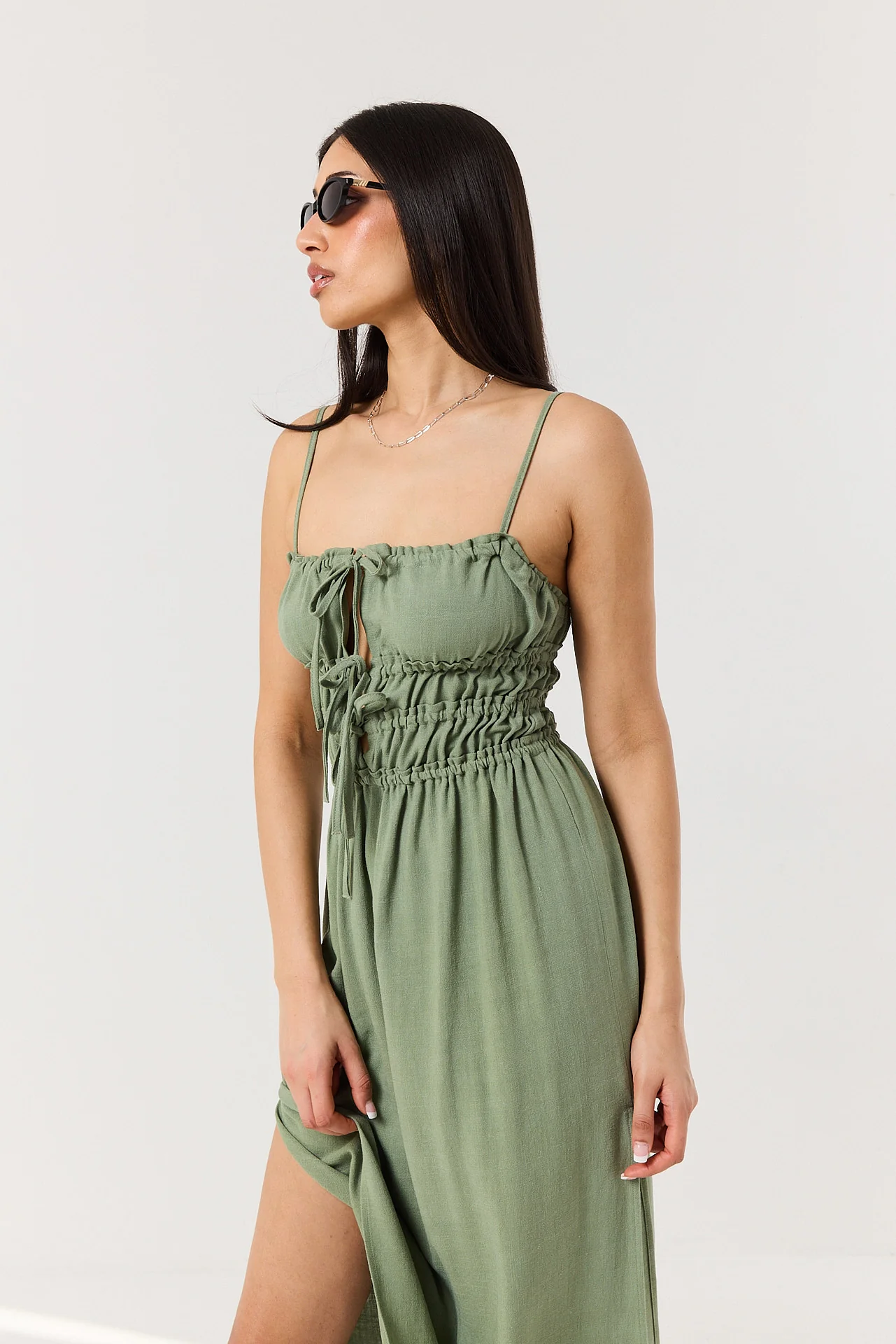 Sukienka Sienna smoky green