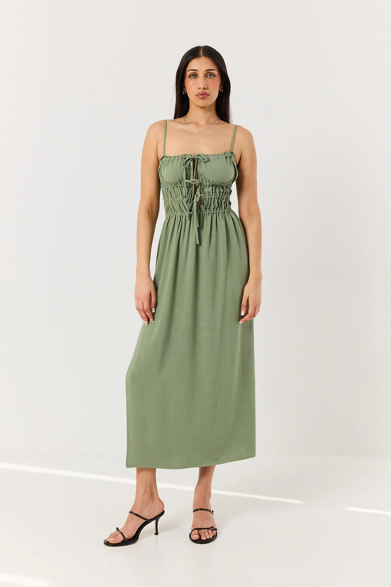 Sukienka Sienna smoky green - Image 2