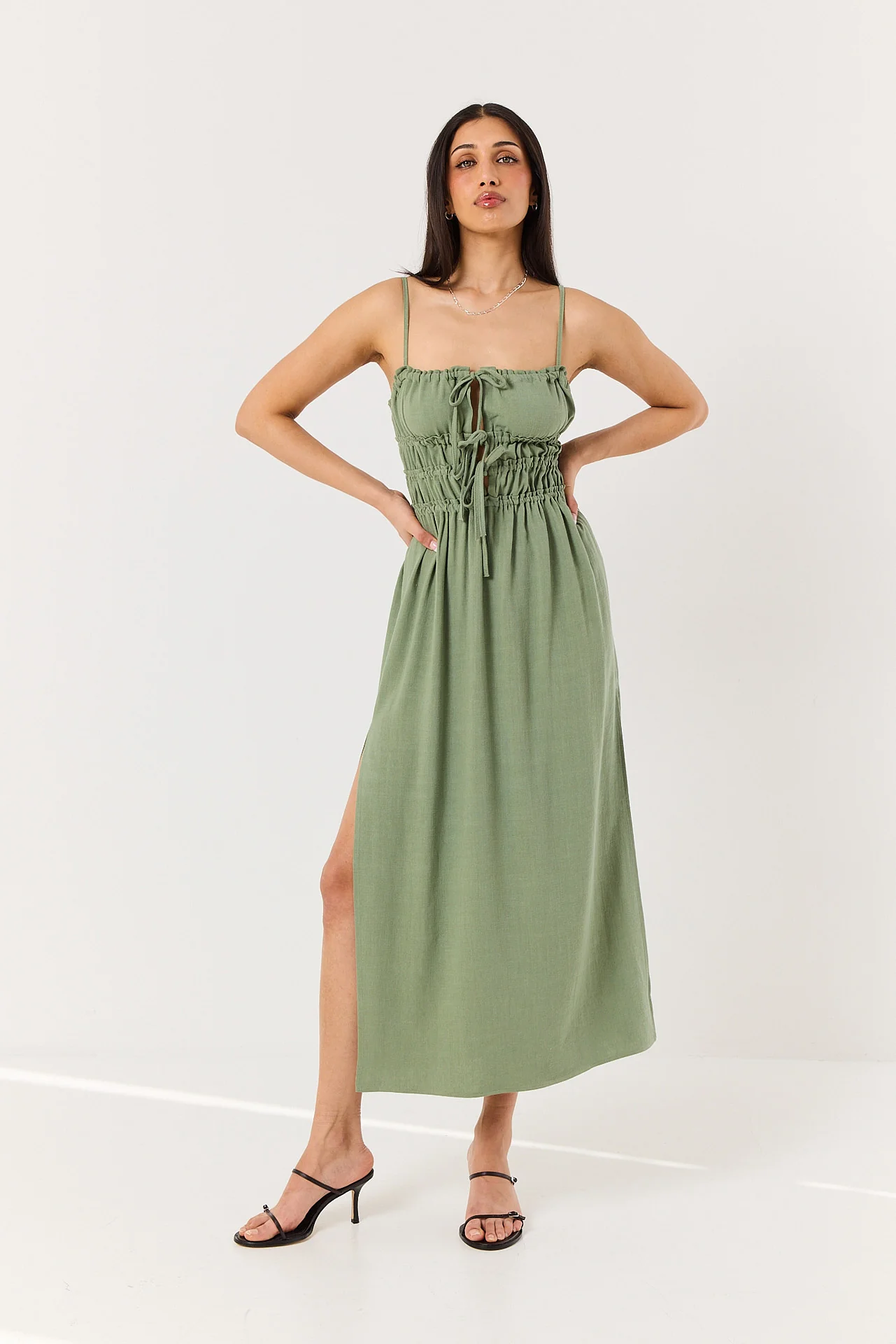 Sukienka Sienna smoky green - Image 5