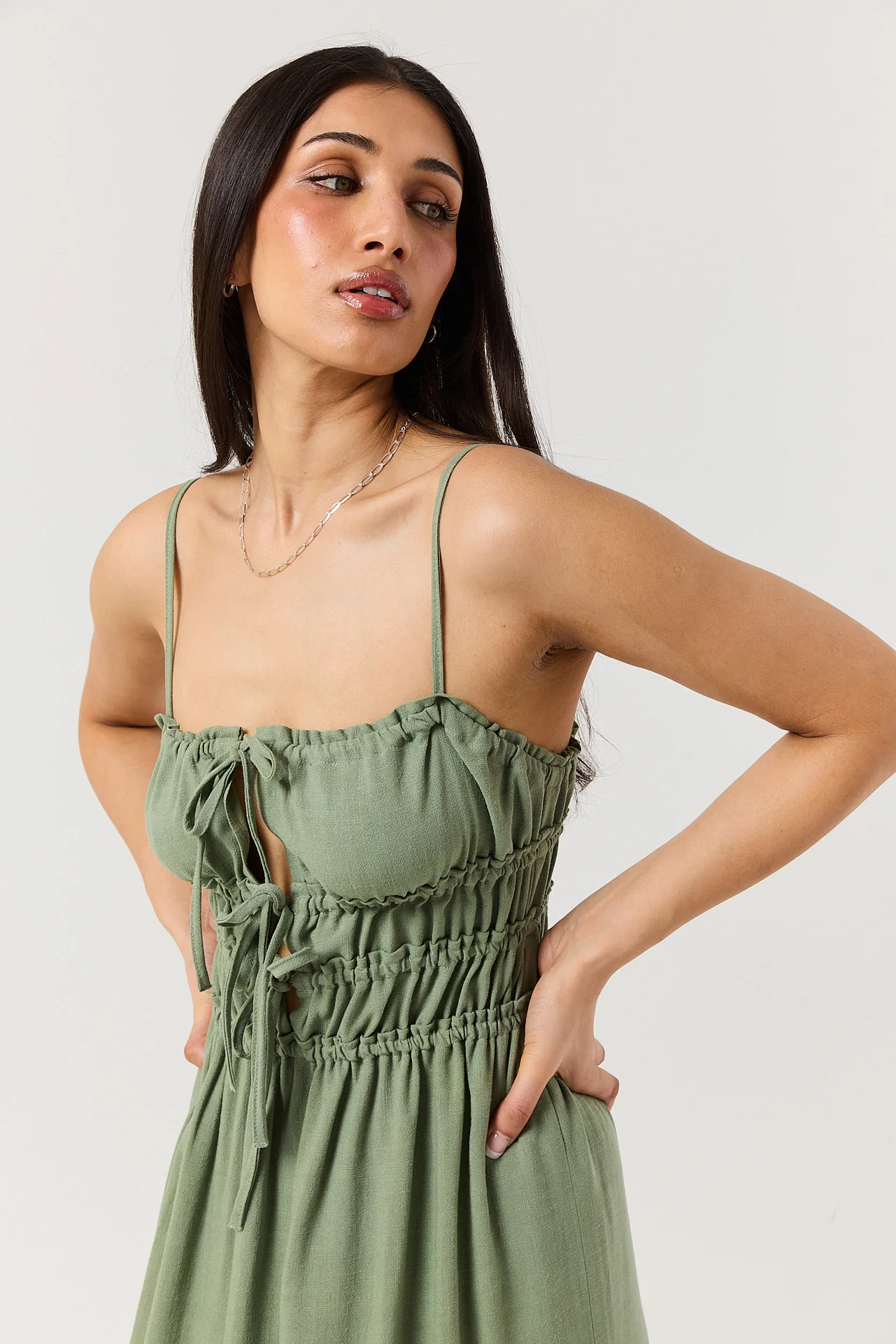 Sukienka Sienna smoky green - Image 6