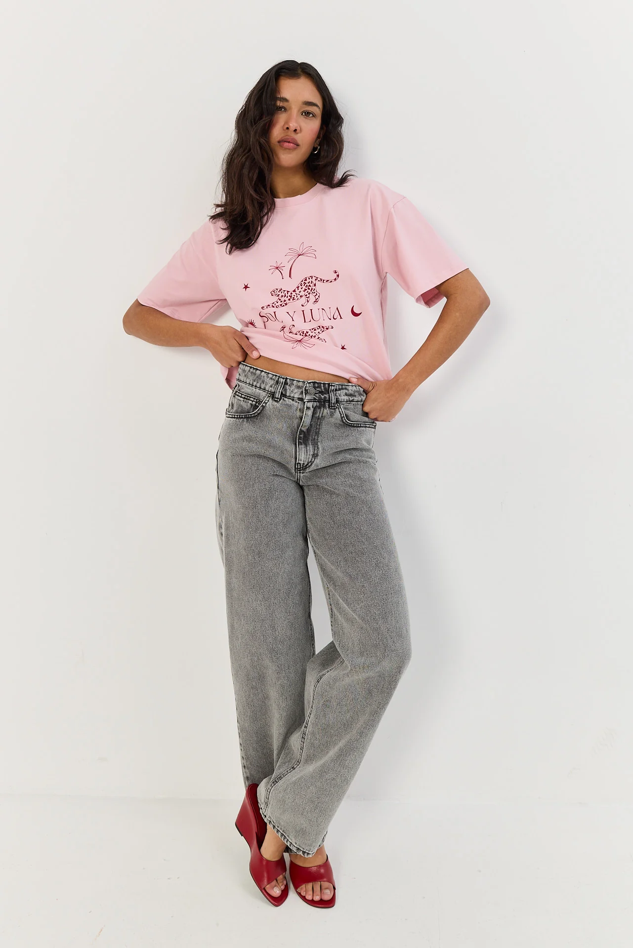 T-shirt Leo smoky pink - Image 3