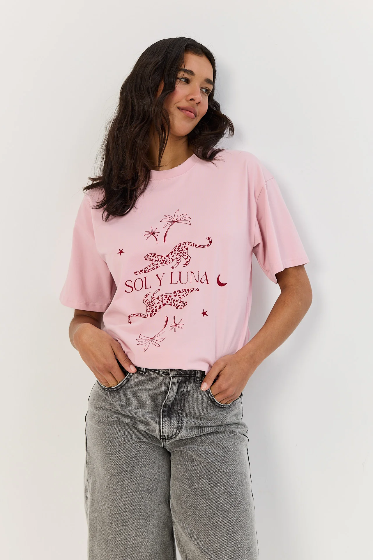 T-shirt Leo smoky pink - Image 4