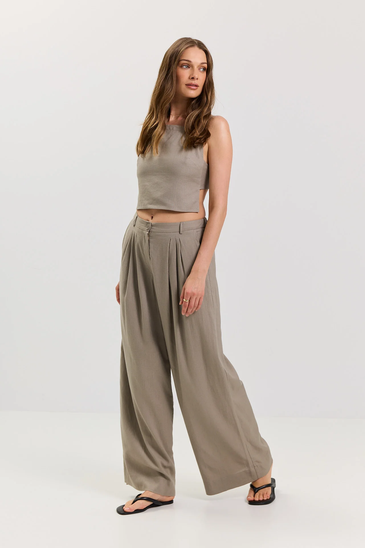Top Lizzie linen beige - Image 4