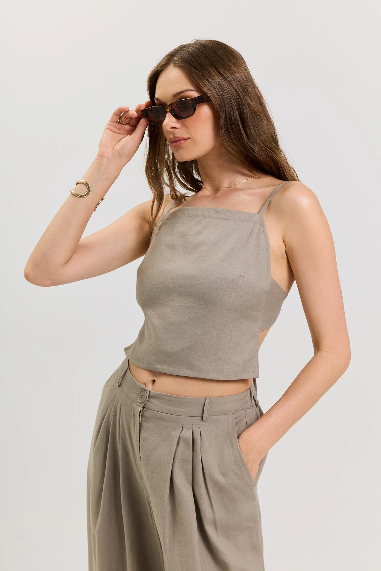 Top Lizzie linen beige - Image 5